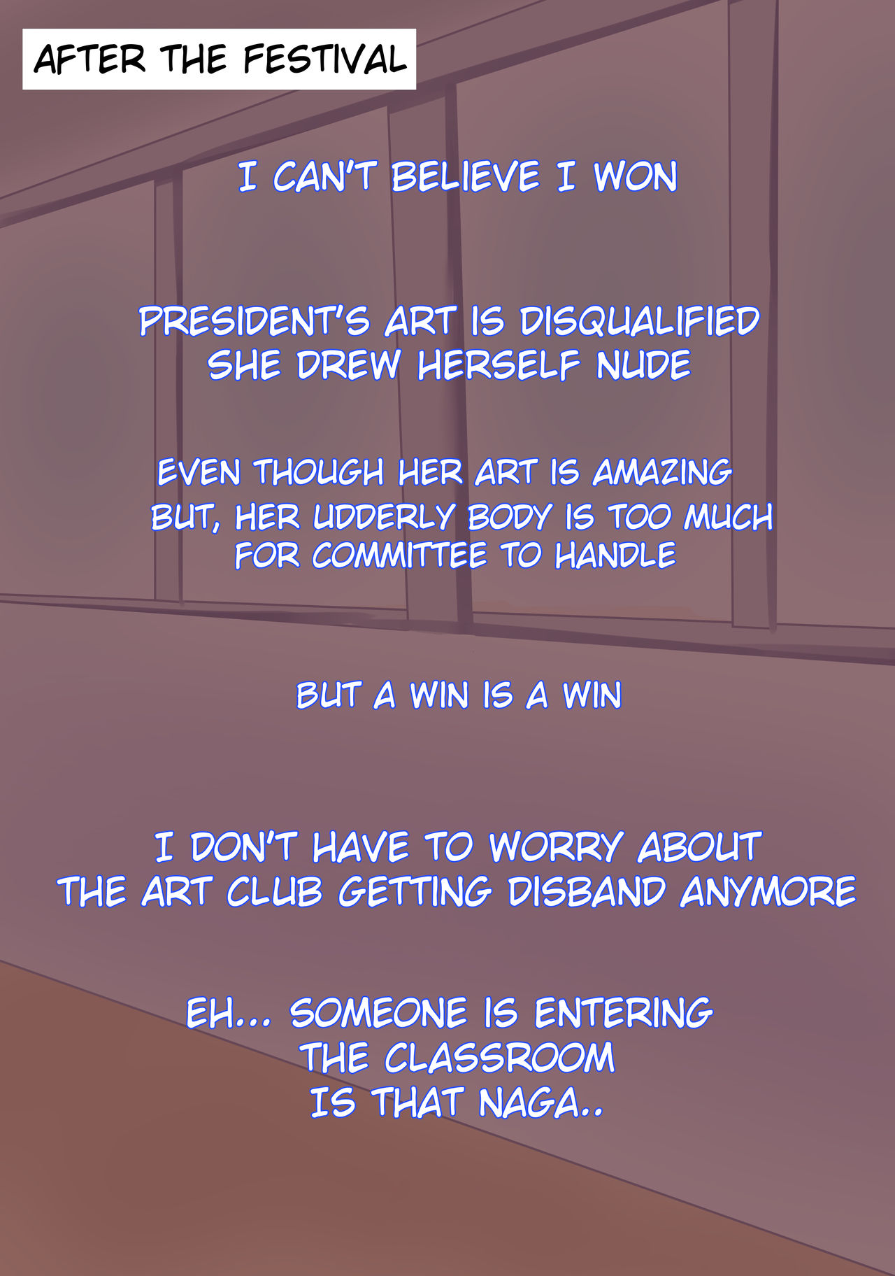 Art Session with Bunny Girl Art Club President page 9 full