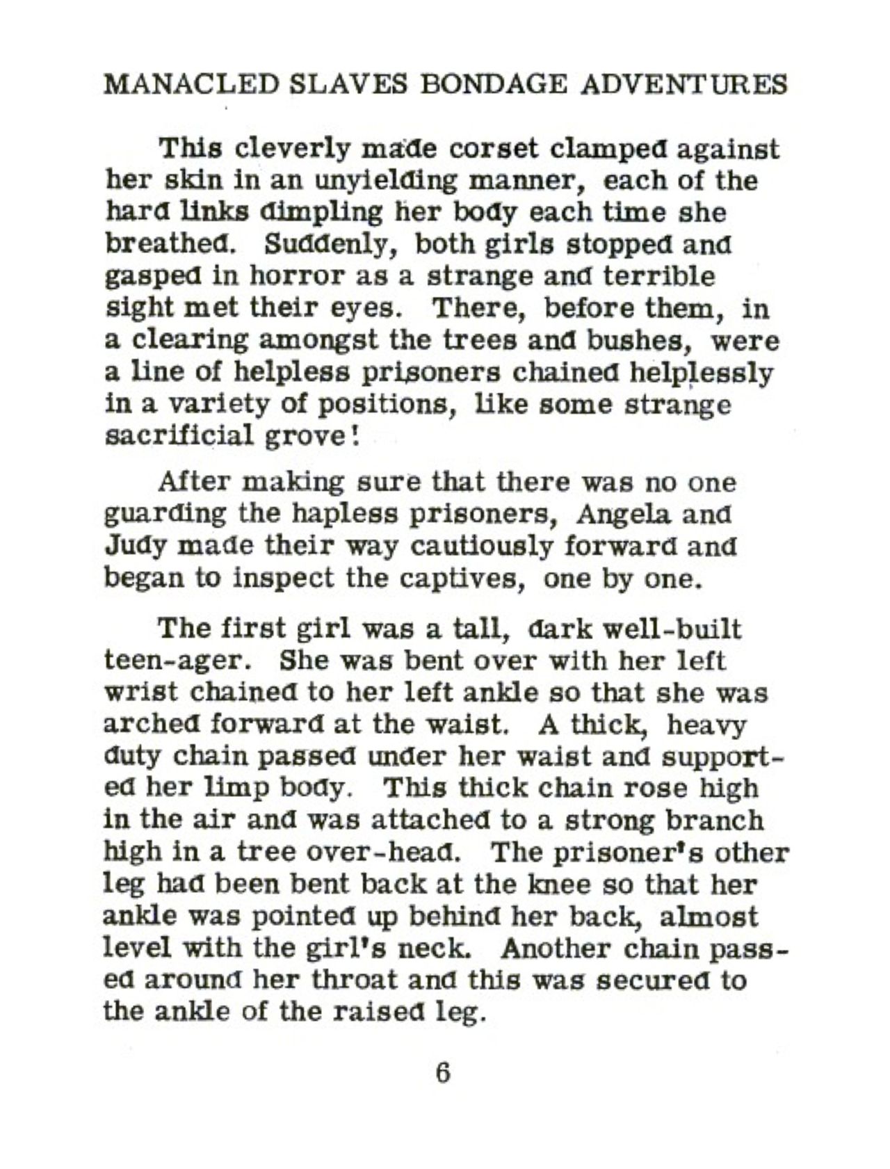 Manacled Slaves Bondage Adventure page 5 full