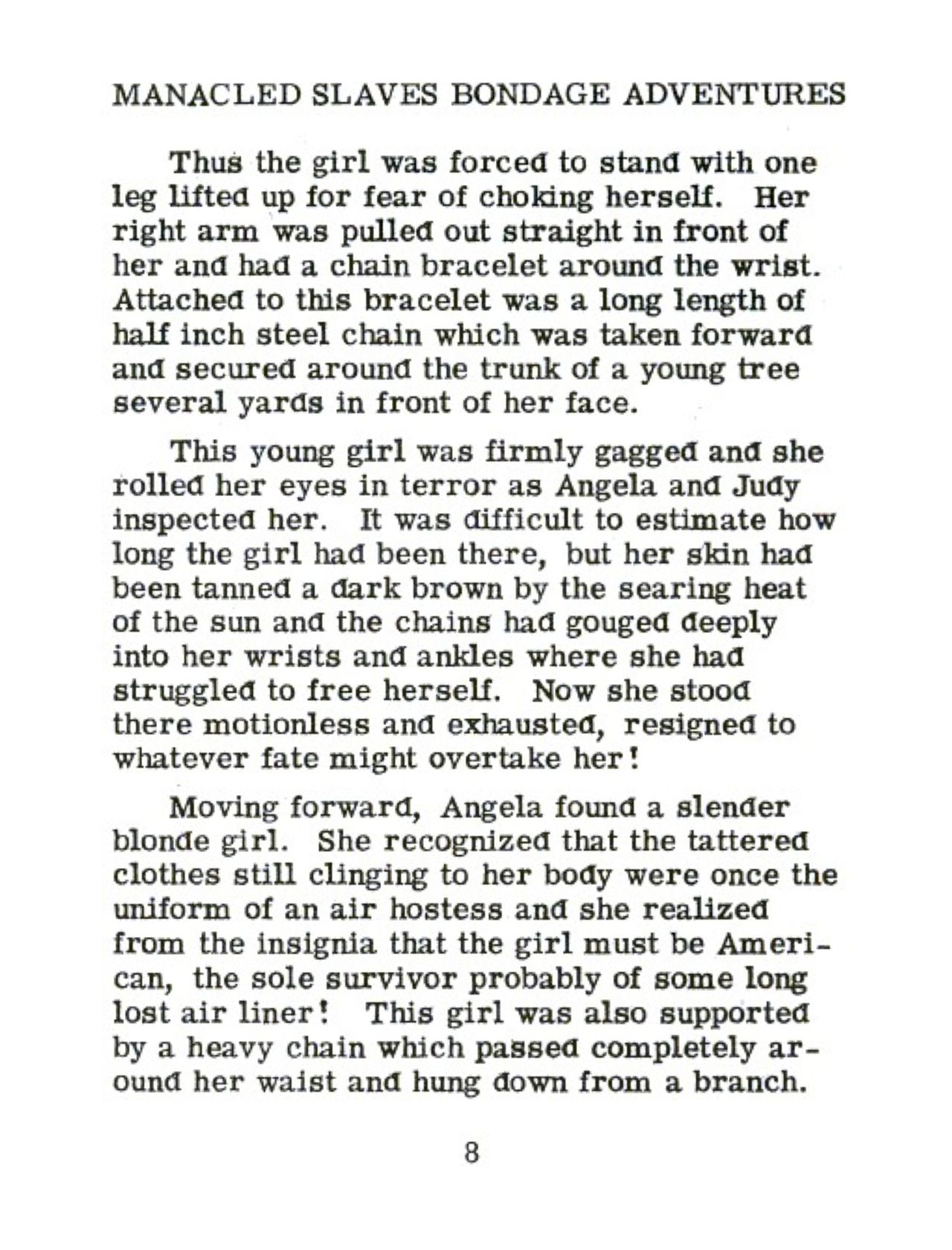Manacled Slaves Bondage Adventure page 7 full