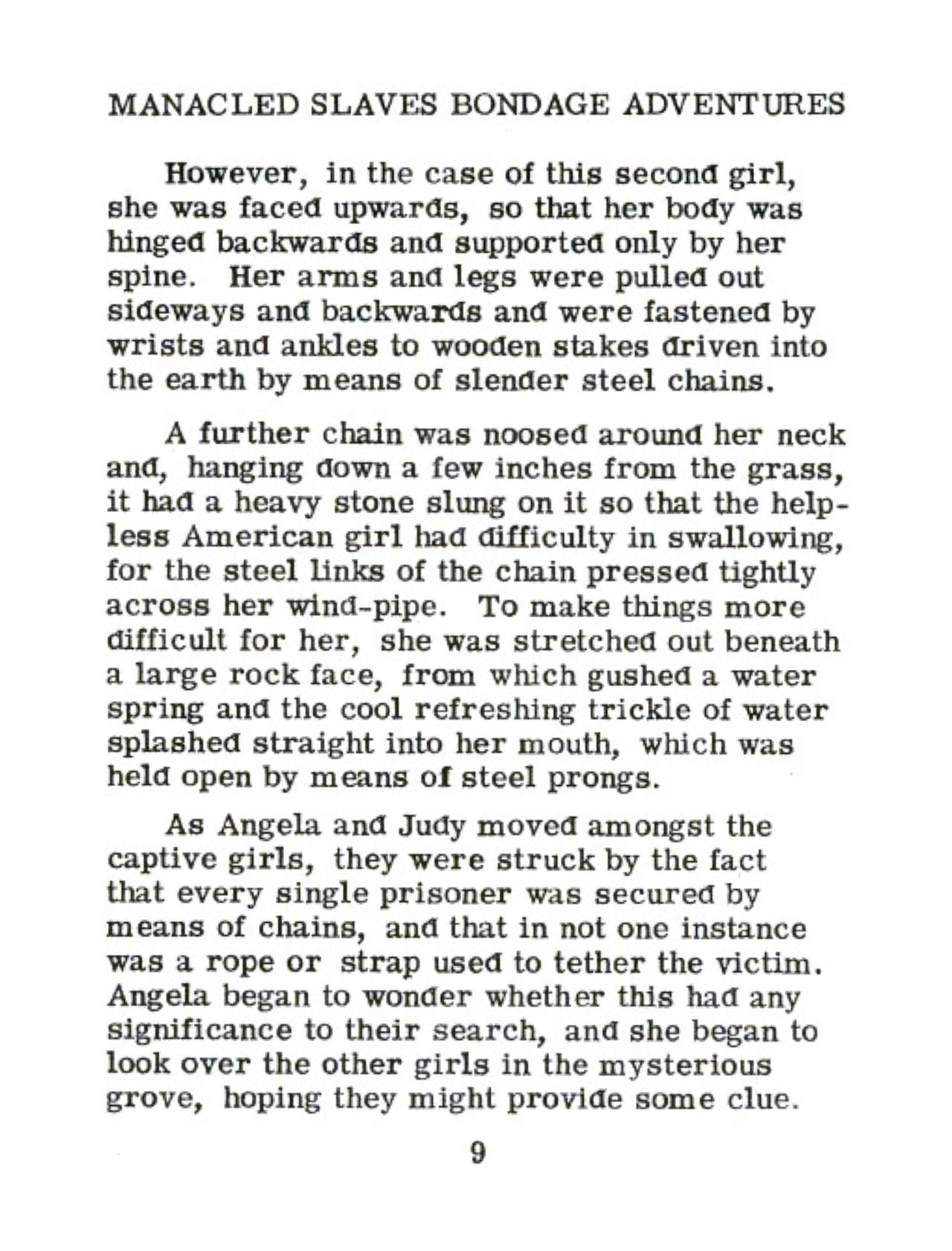 Manacled Slaves Bondage Adventure page 8 full