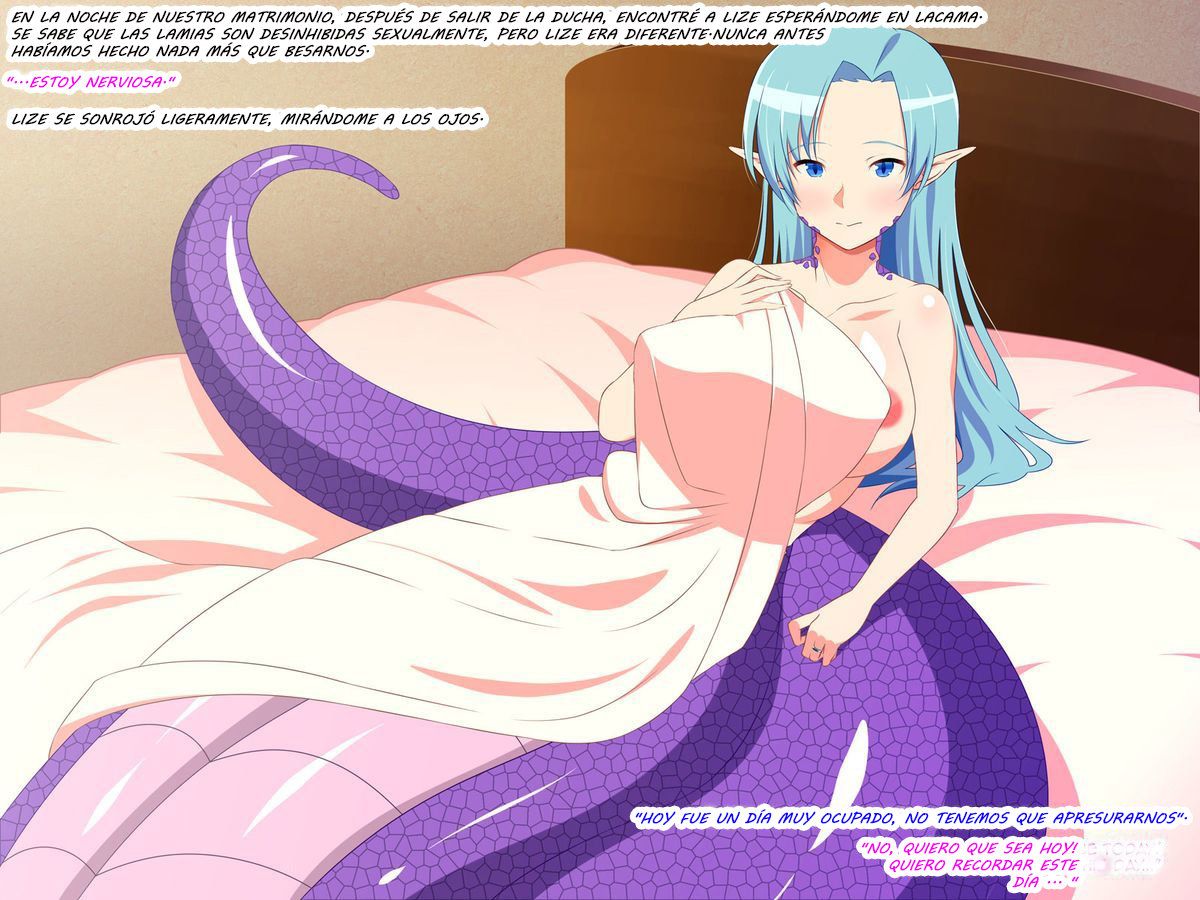 LamiaYome! Kyonyuu Lamia to Shinkon Ichaicha Kozukuri Seikatsu page 3 full