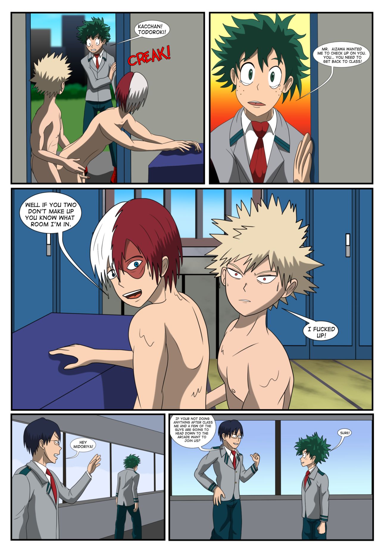 My Horny Academia: Bakugo Bangs Back! page 8 full