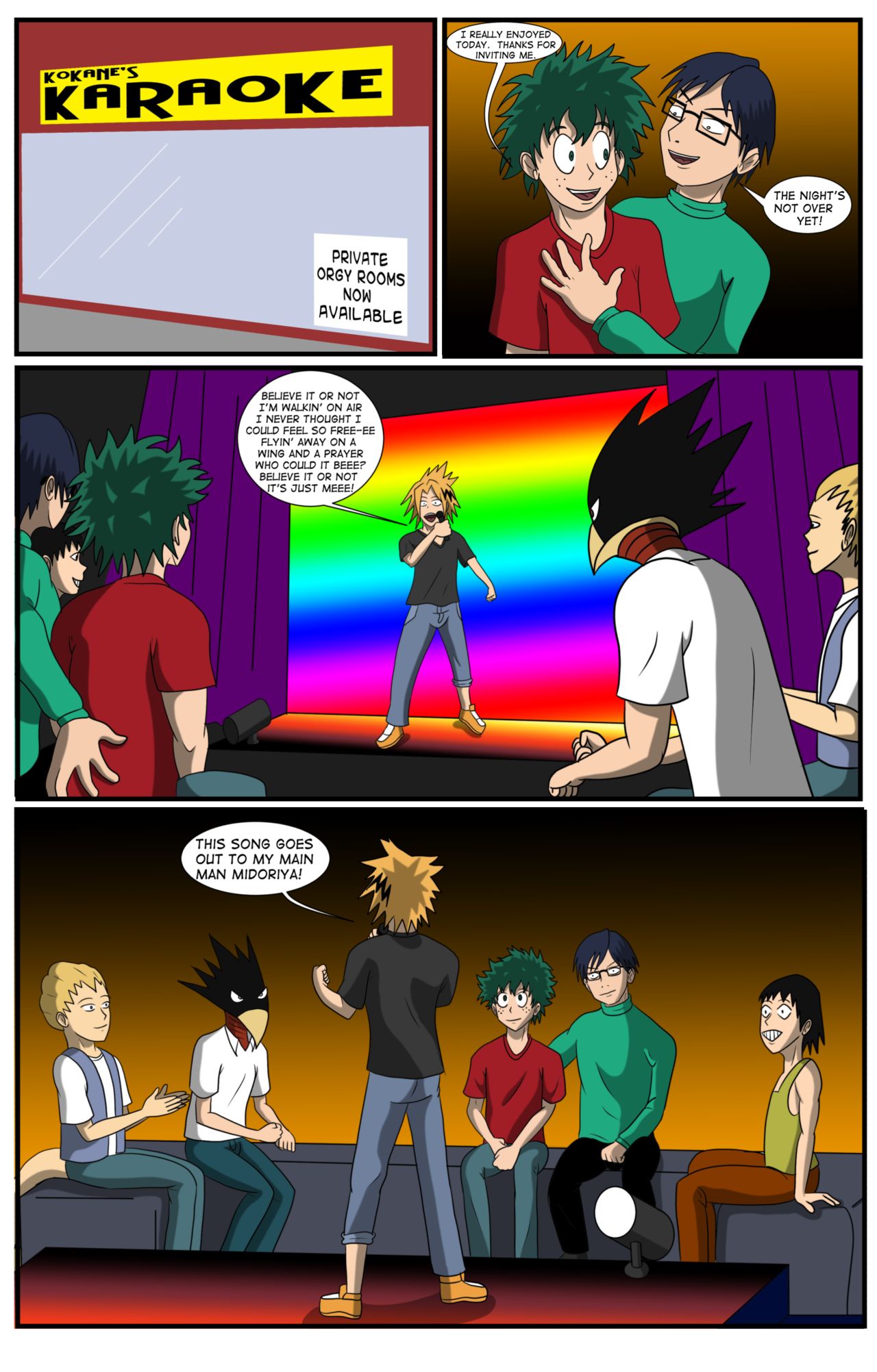 My Horny Academia: Bakugo Bangs Back! page 9 full