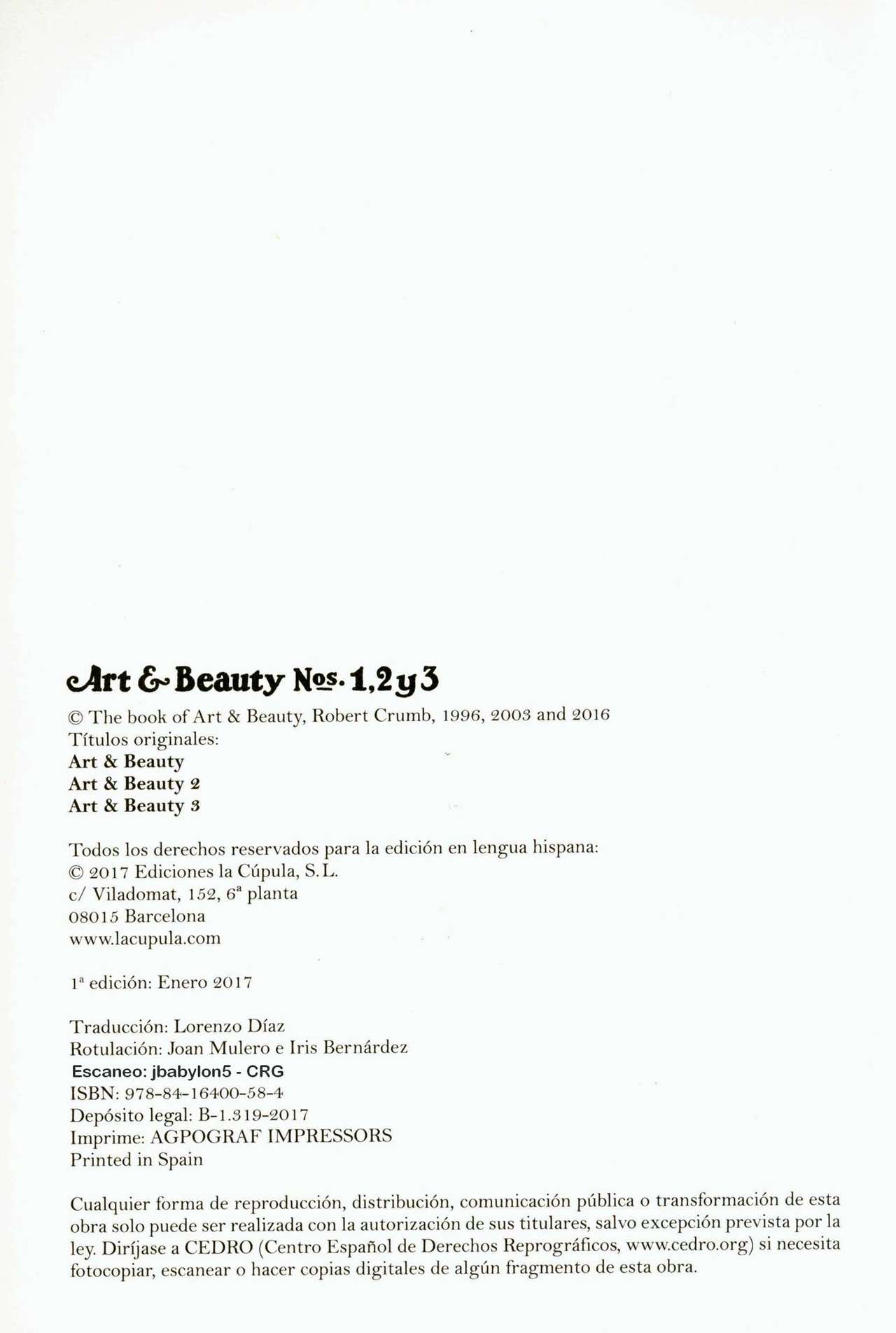 Art &amp; Beauty magazine n-1,2y3 - Dibujos de R. Crumb page 4 full