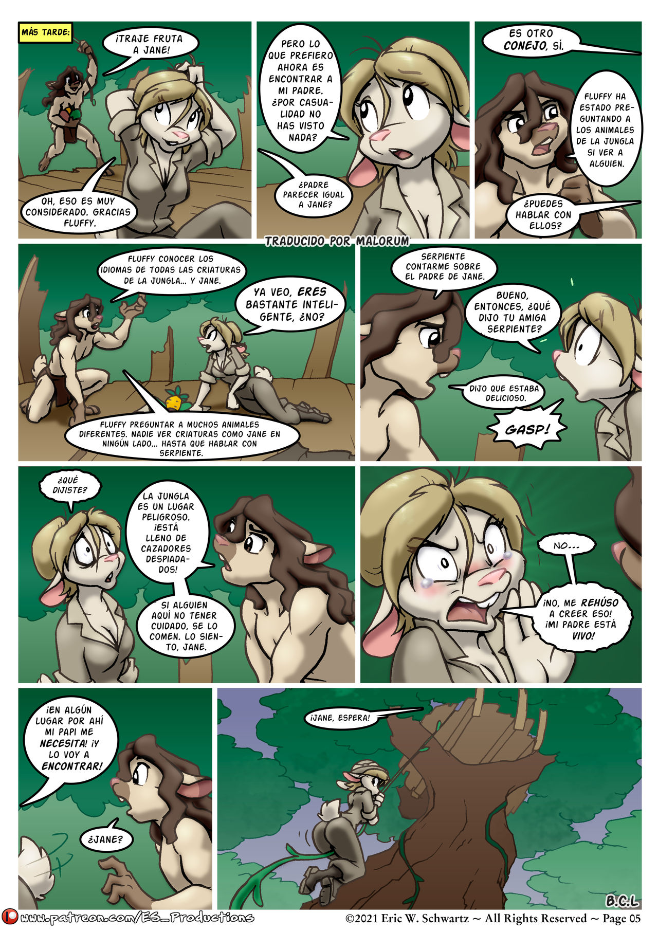 The Misadventures of Jane Cottontail Chapter 02 | Las Magníficas Desventuras de Jane Cottontail Capítulo 02 page 6 full