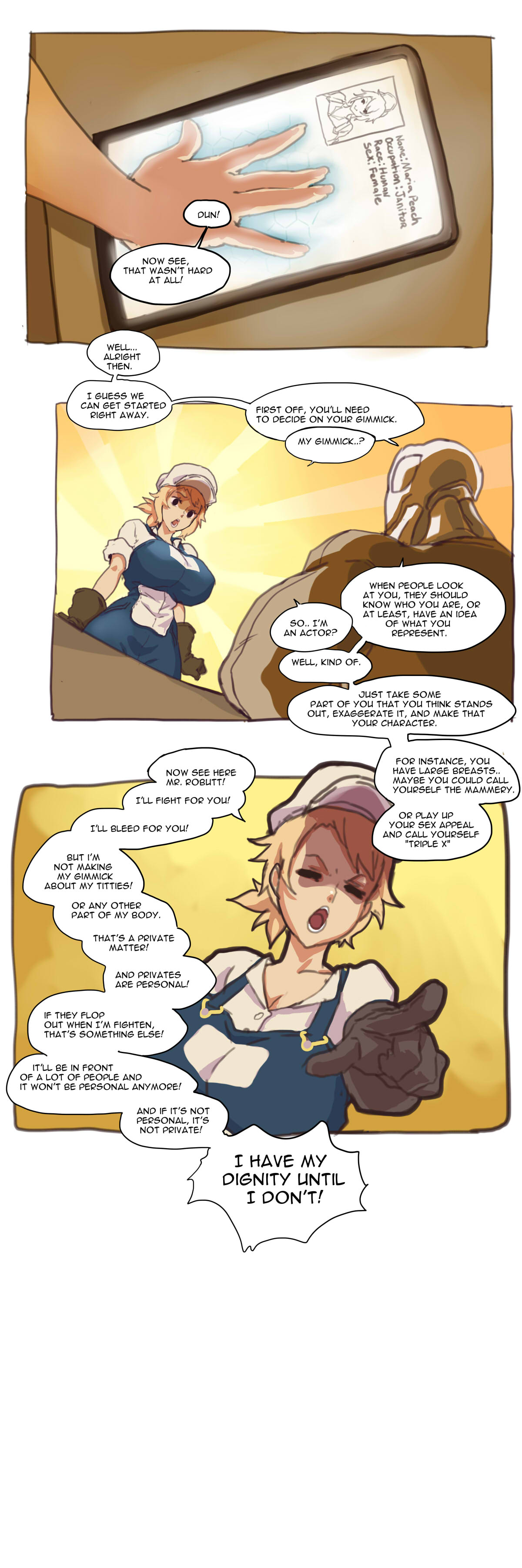 Intergalactic comic 1 - The princess page 10 full
