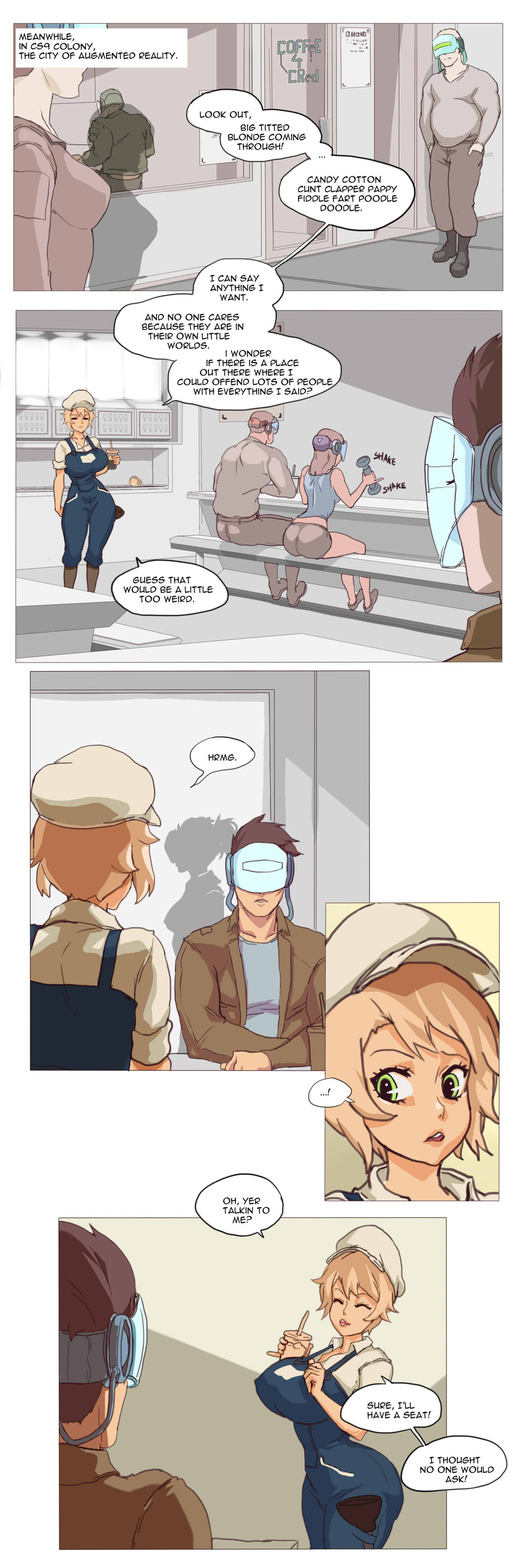 Intergalactic comic 1 - The princess page 2 full