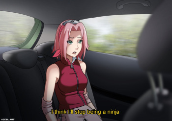 Sakura haruno - waifu taxi cover