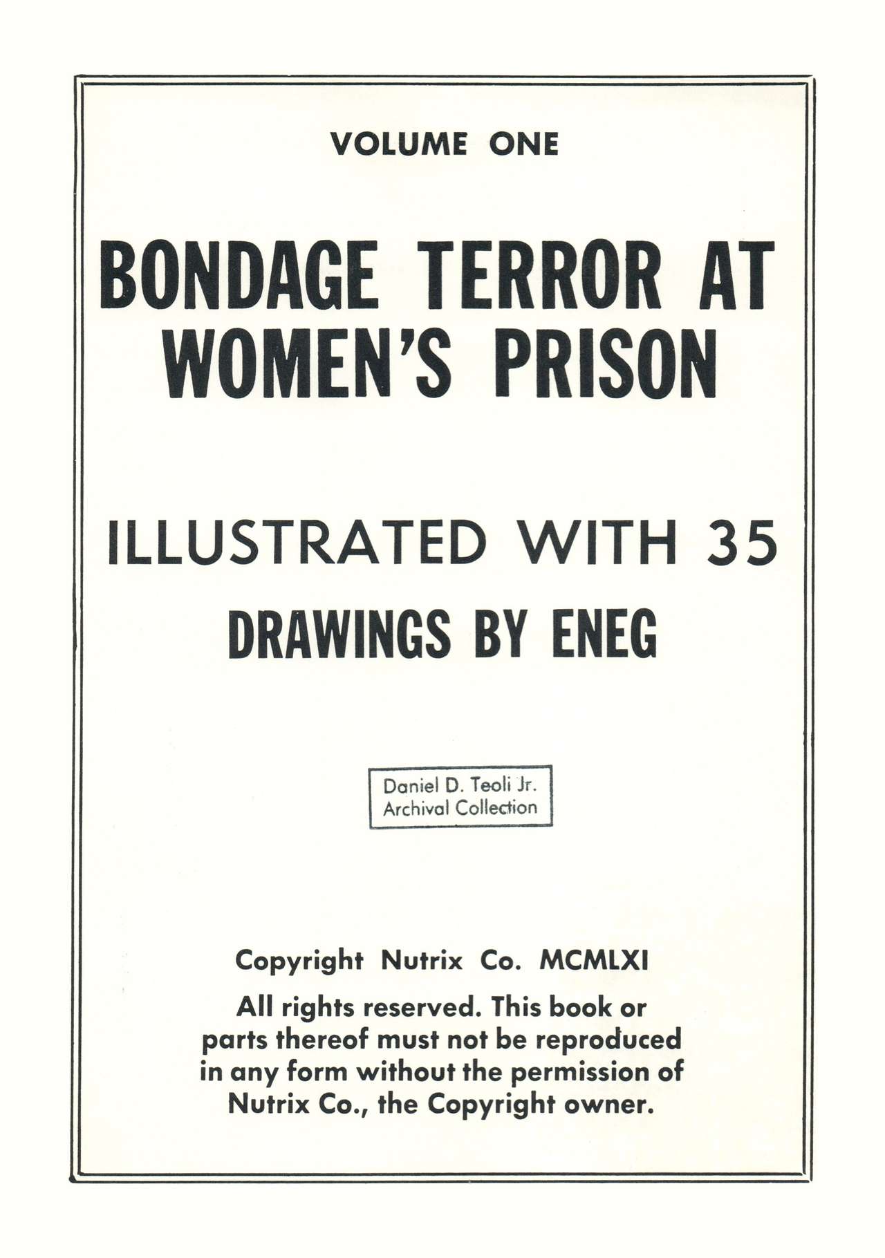 Eneg  - Bondage Terror At Women's Prison page 3 full