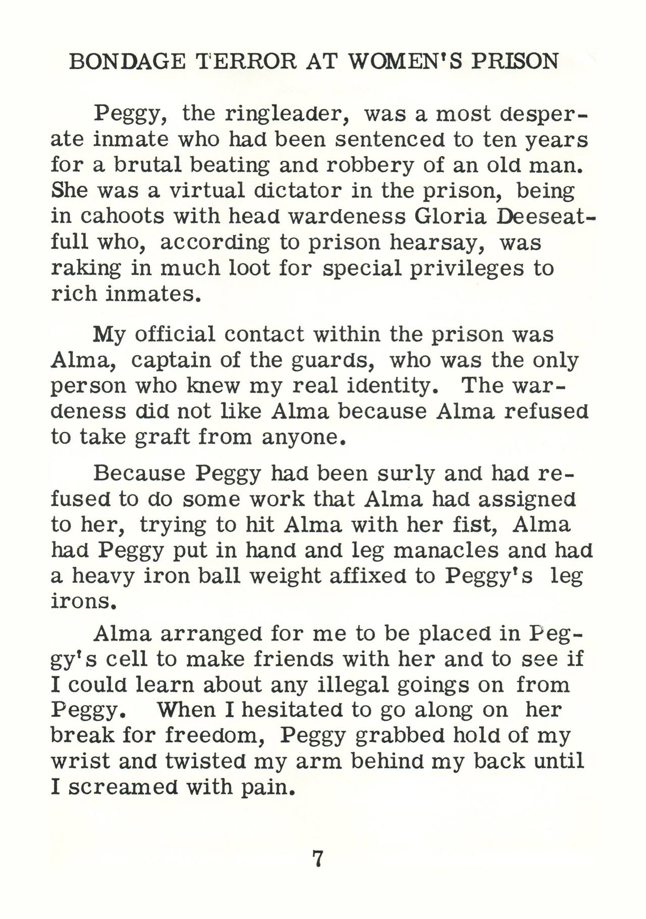 Eneg  - Bondage Terror At Women's Prison page 7 full