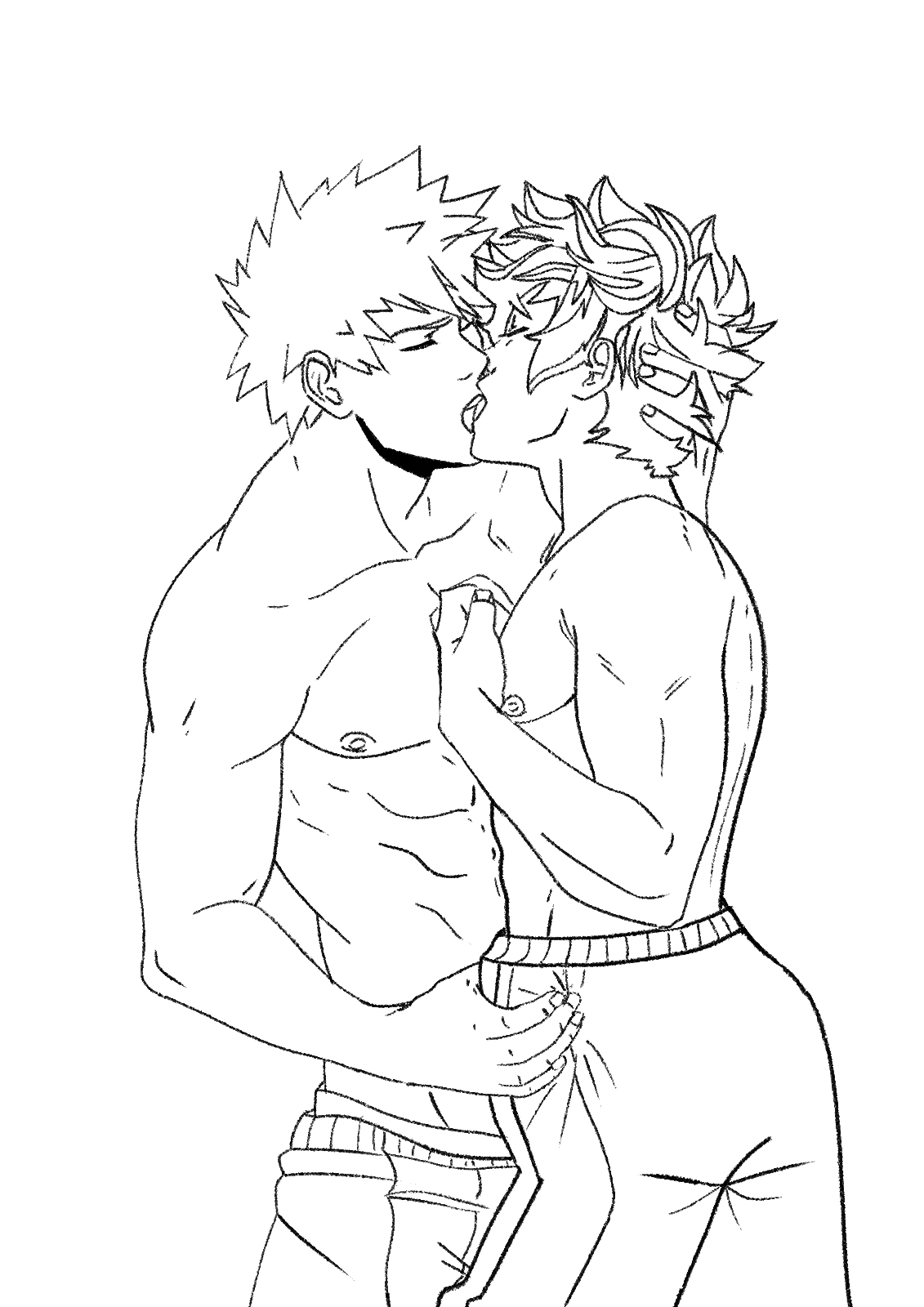 My fan art of MHA page 6 full