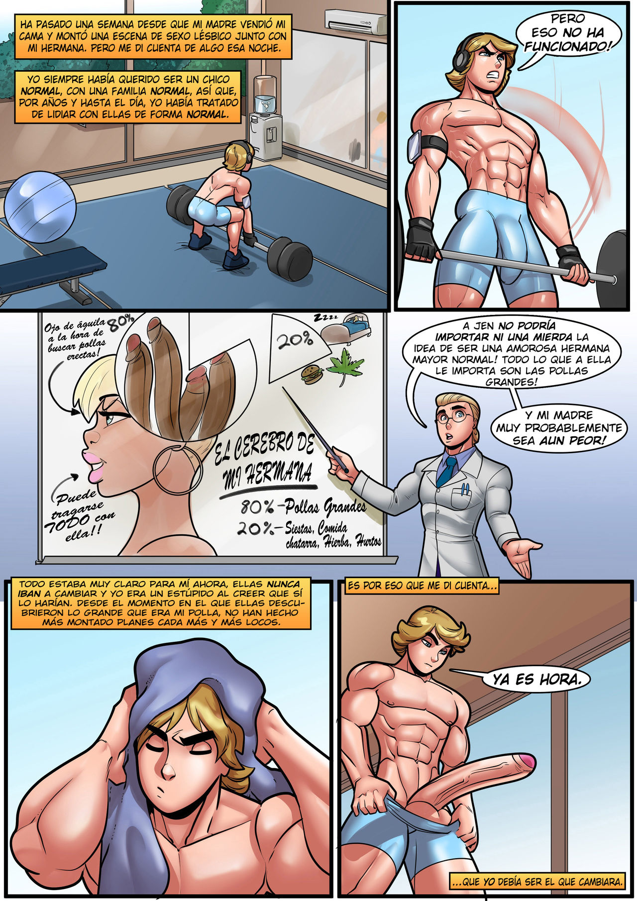 Mi Madre &amp; Hermana son unas Putas Obsesionadas con el Tamaño! 3 page 2 full