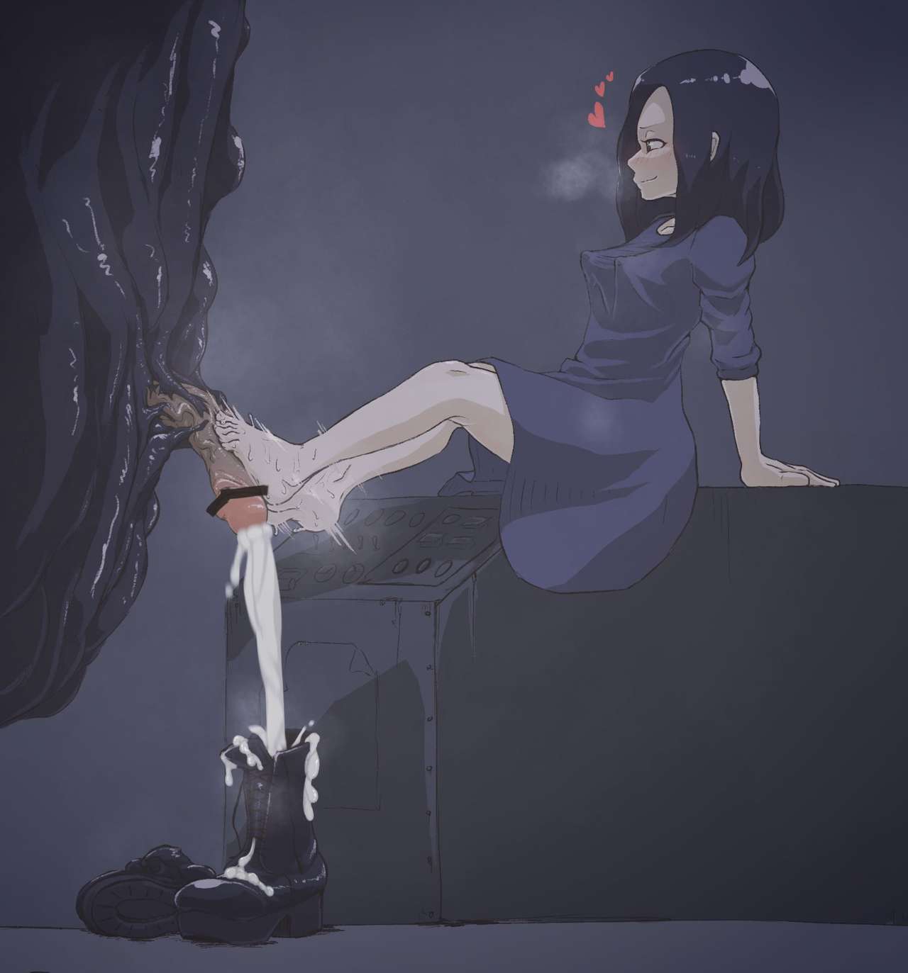 Amari ni mo Boots to Namaashi ga Ecchi datta node page 4 full