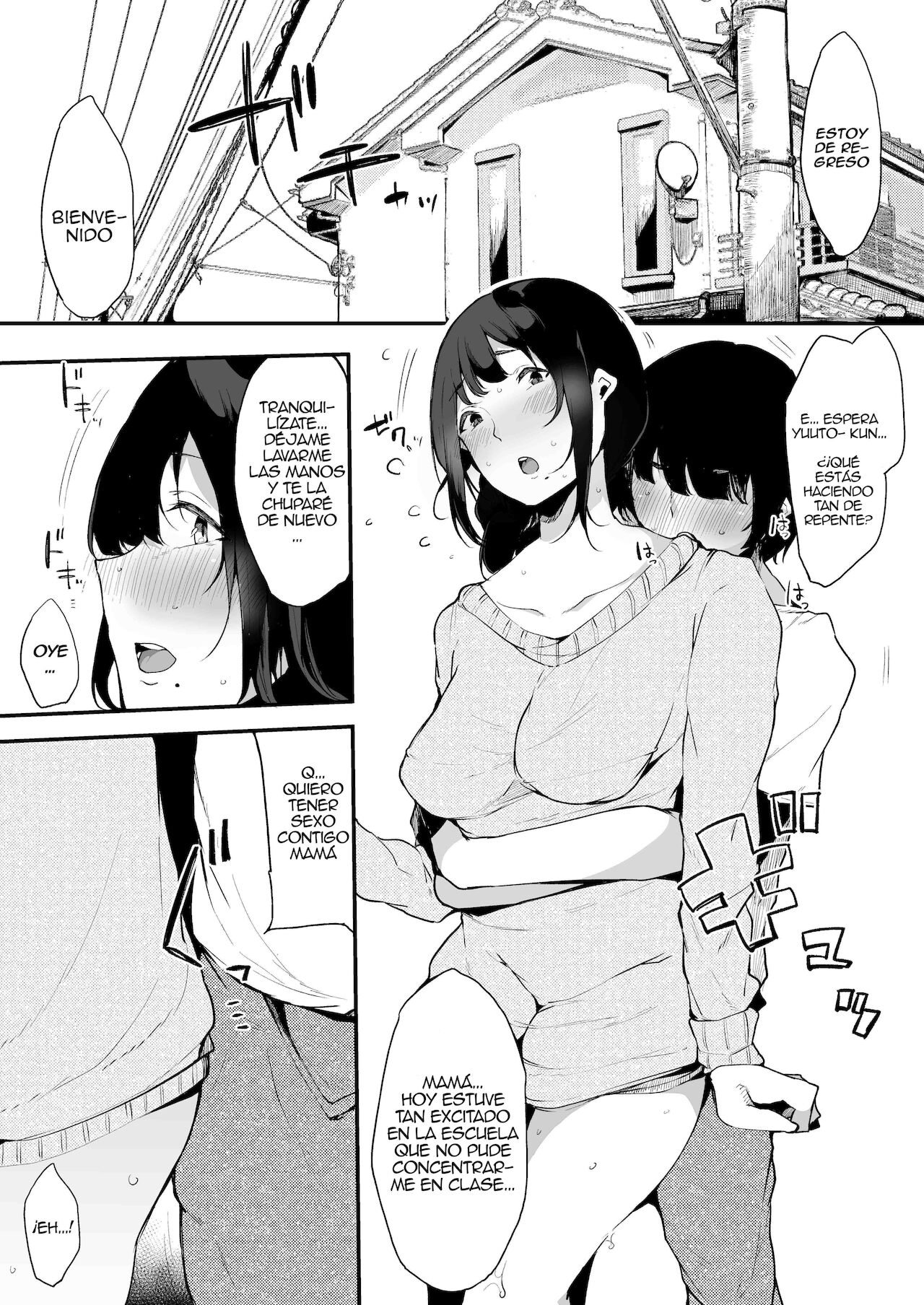 Mamatorare - Yasashikute Daisuki na Kaa-san wa Class no Doukyuusei ni...  | Mamatorare-Mamá es robada. Mi amable y cariñosa madre, por un compañero de clase... page 10 full
