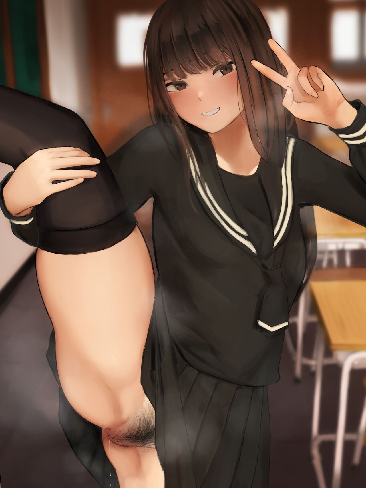 Y字バランスを披露してくれる女子 page 3 full