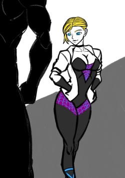 Gwen on street