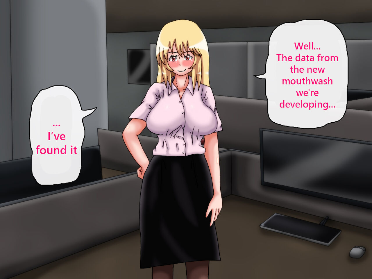Infiltrate! Swollen Breasts! Test Subject! ～A story about a spy who fails to infiltrate and is turned into a test subject for a breast-expanding drug page 9 full