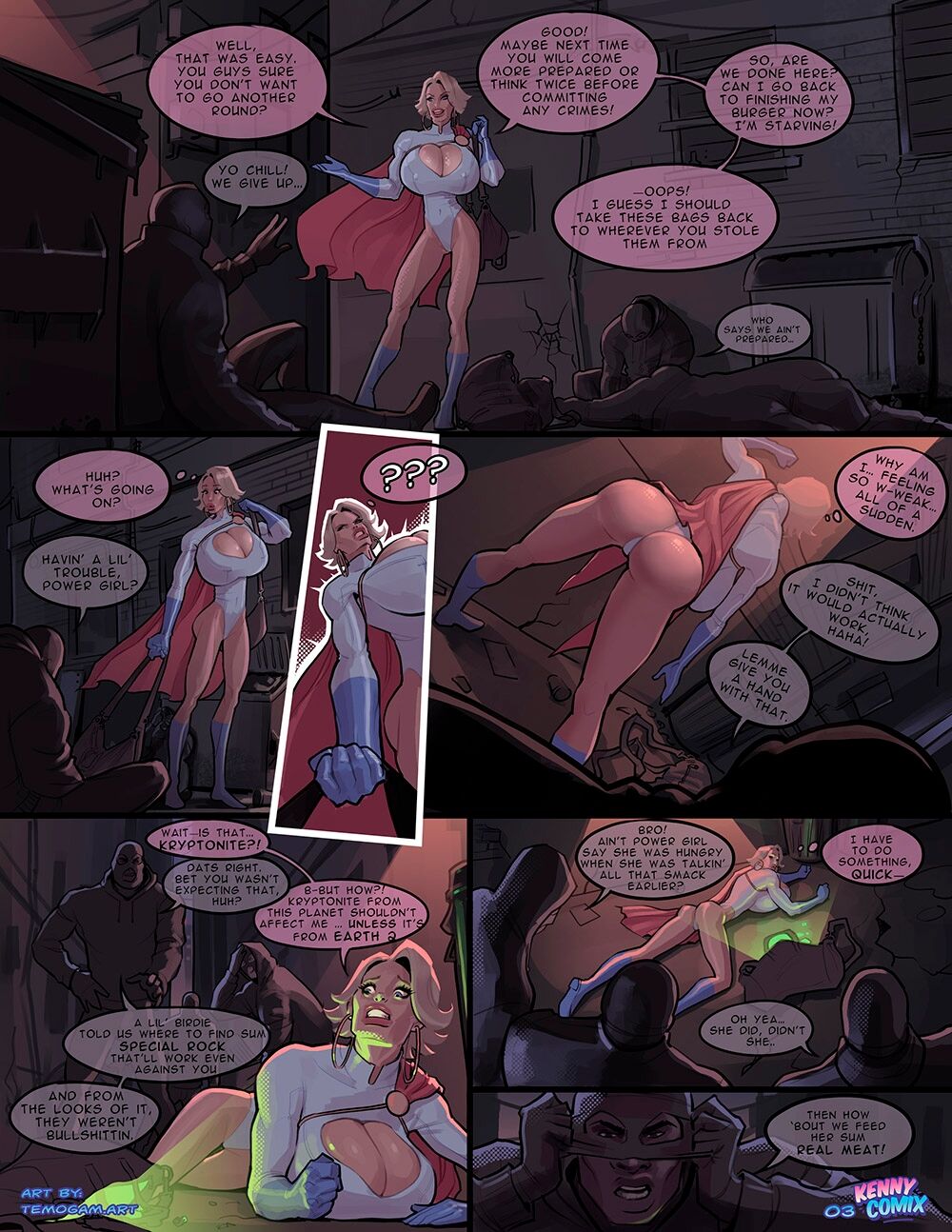 Power Girl: Trouble in the City page 4 full