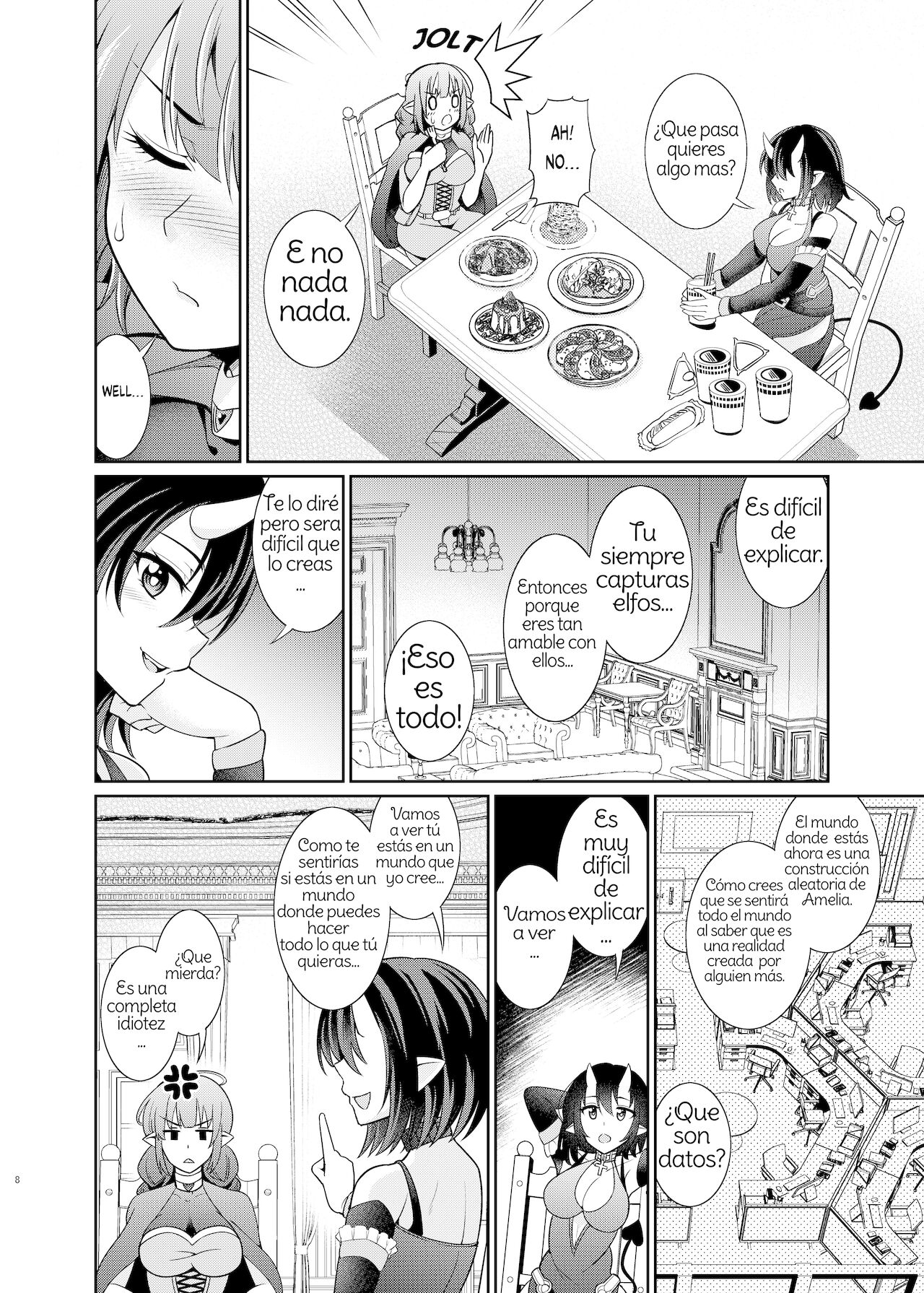 Kurokoya  Futanari Elf no Tanetsuke Bokujou 2 | Futanari Breeding Farm 2 Spanish page 8 full