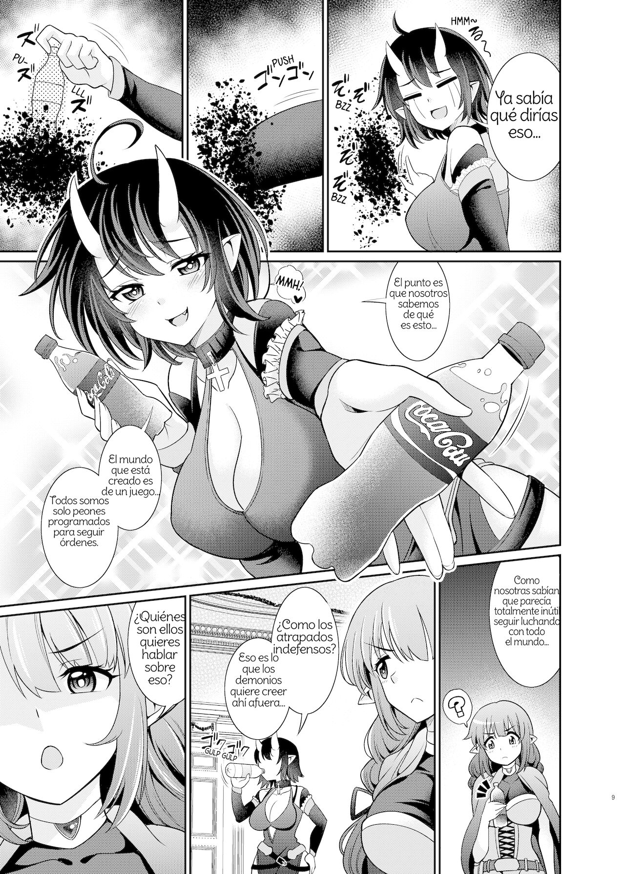 Kurokoya  Futanari Elf no Tanetsuke Bokujou 2 | Futanari Breeding Farm 2 Spanish page 9 full