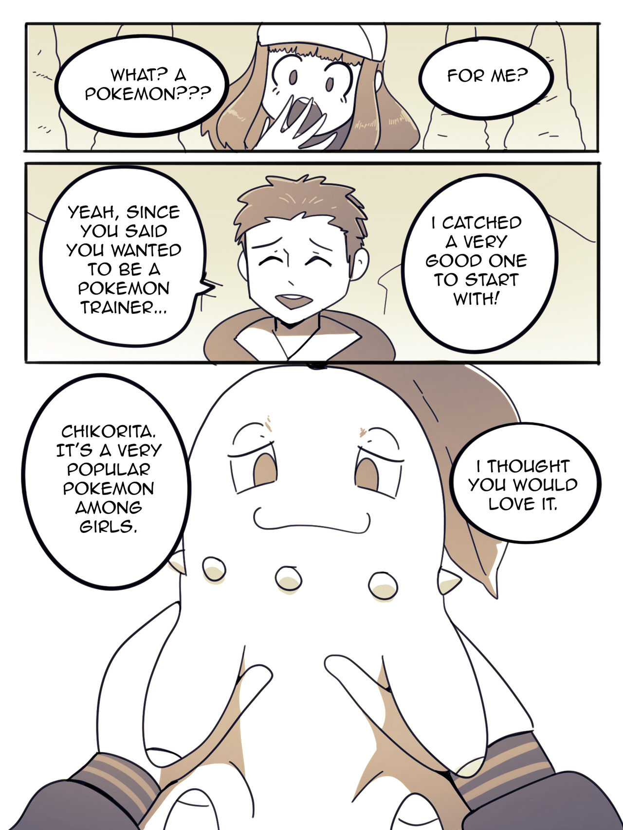 Chikorita is my best friend! page 1 full