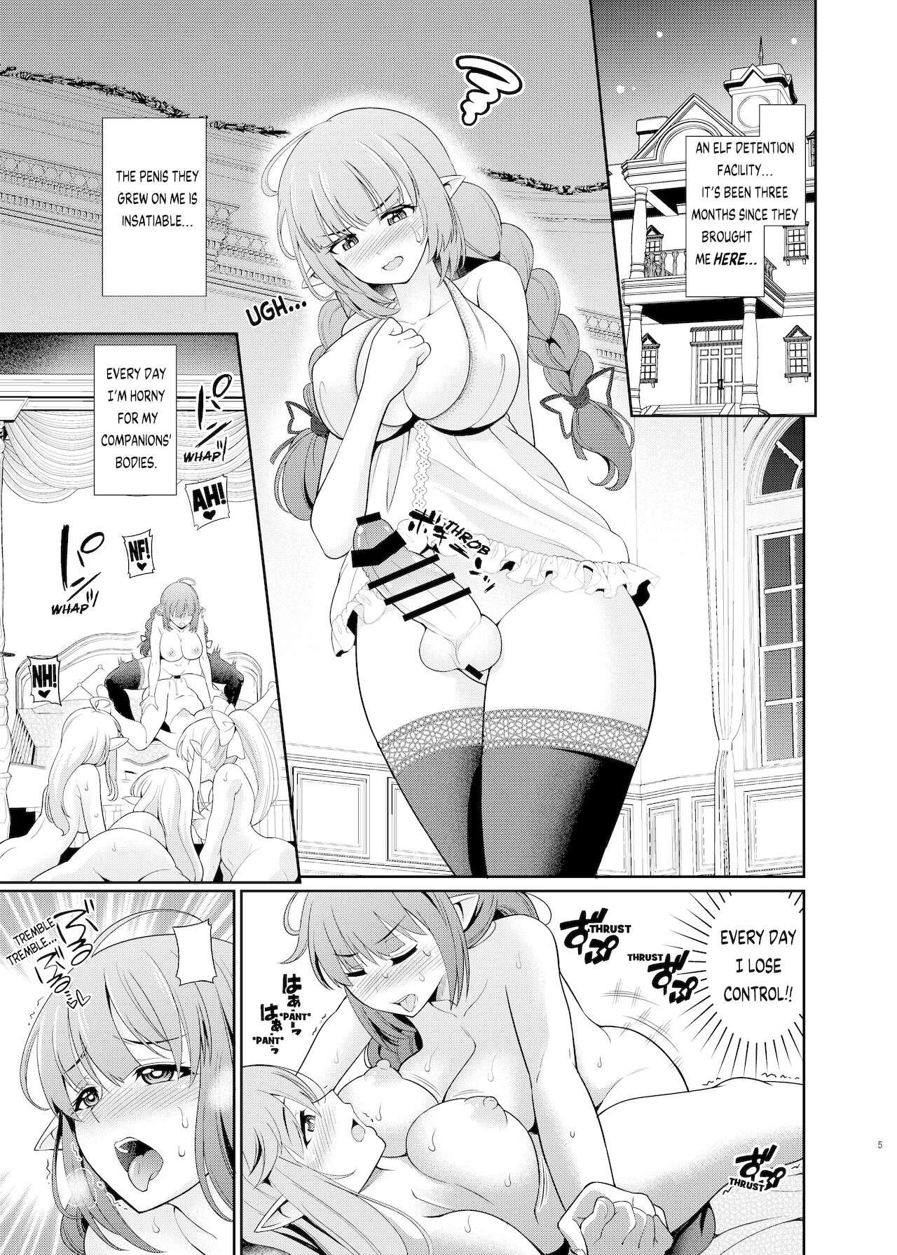 Futanari Elf no Tanetsuke Bokujou 2 page 5 full