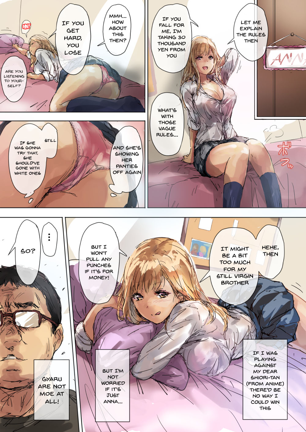 Namaiki Gyaru na Imouto wa Kimoota Anichin de Kousei Shimashita | A Cheeky Gyaru Schoolgirl Gets Reformed By Her Otaku Older Brother's Cock page 4 full