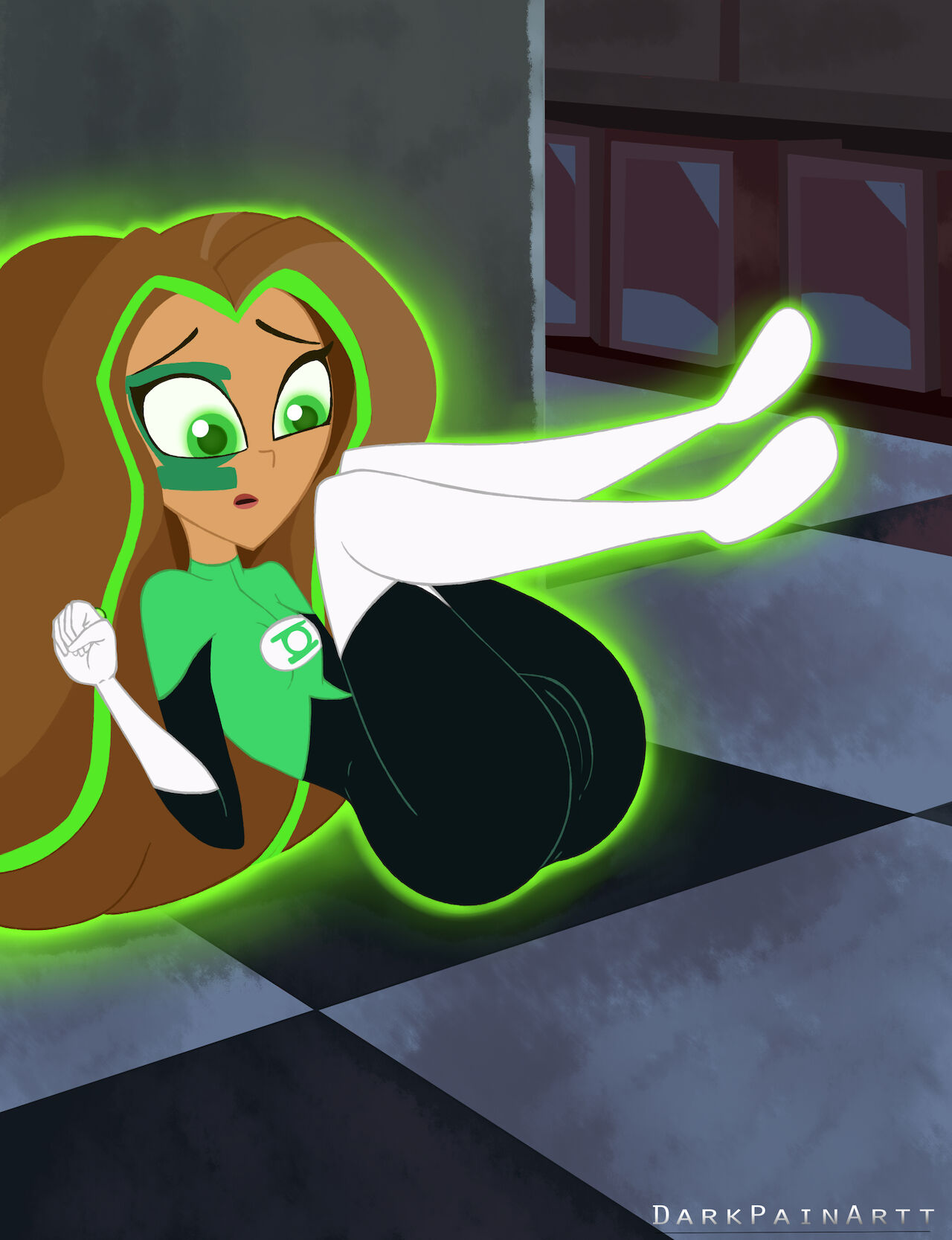 Dex-Starr x Green Lantern/Jessica Cruz DC Superhero Girls page 1 full
