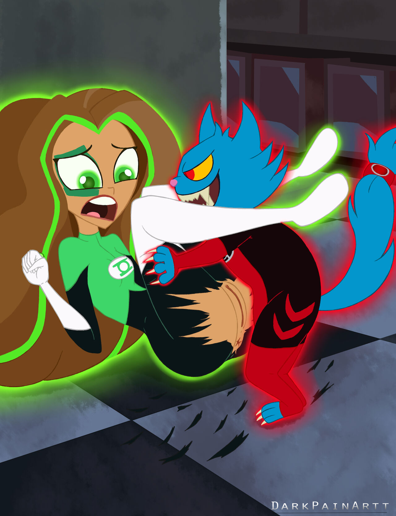 Dex-Starr x Green Lantern/Jessica Cruz DC Superhero Girls page 3 full