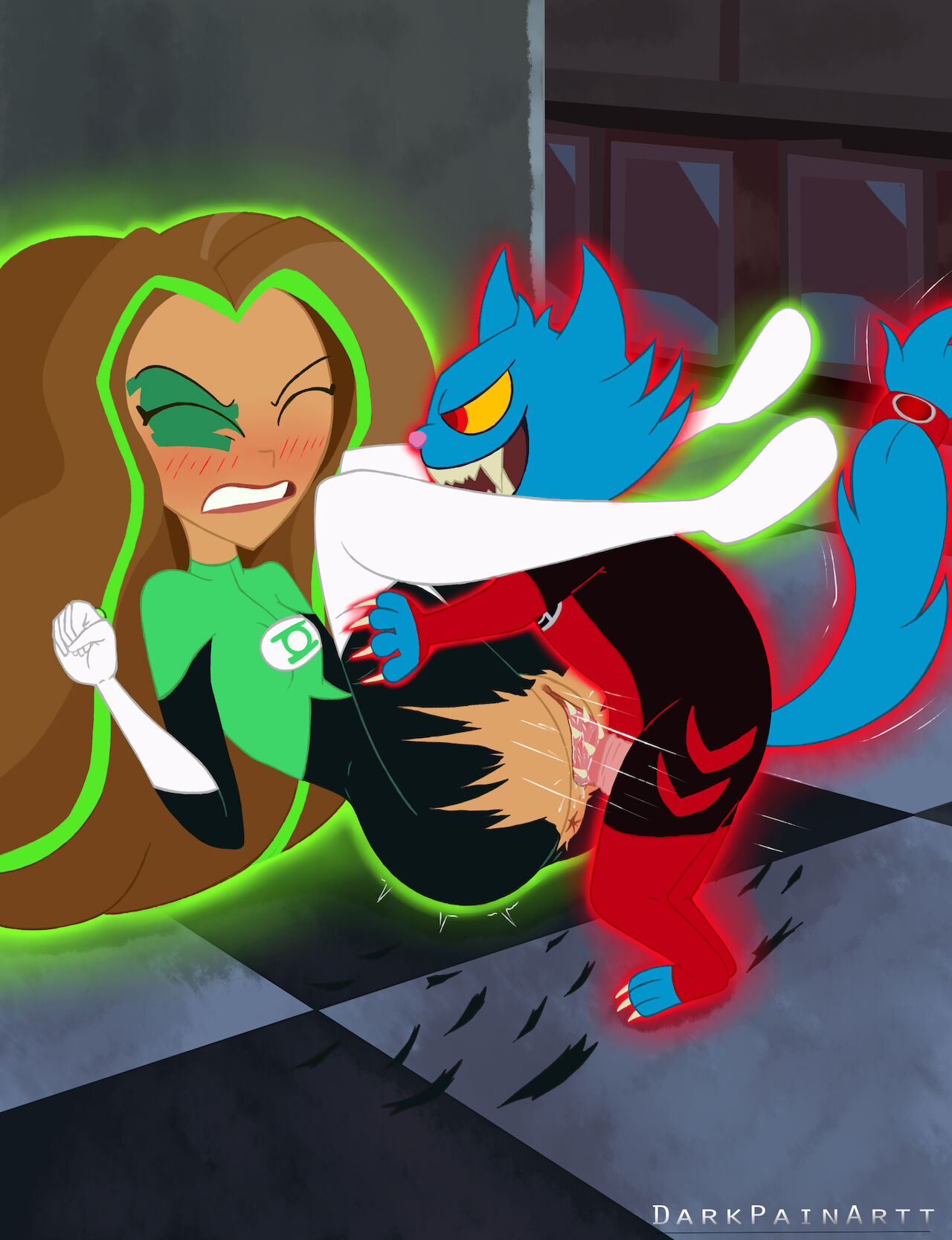 Dex-Starr x Green Lantern/Jessica Cruz DC Superhero Girls page 6 full