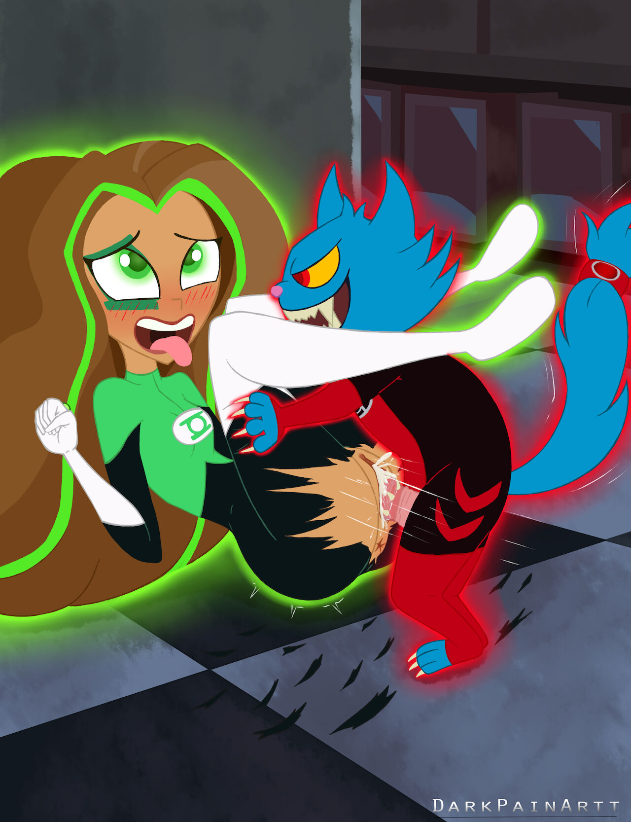 Dex-Starr x Green Lantern/Jessica Cruz DC Superhero Girls page 7 full