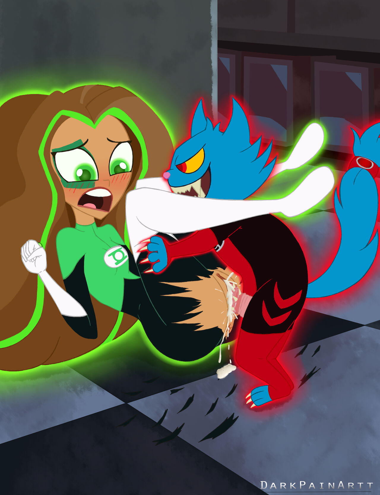 Dex-Starr x Green Lantern/Jessica Cruz DC Superhero Girls page 9 full
