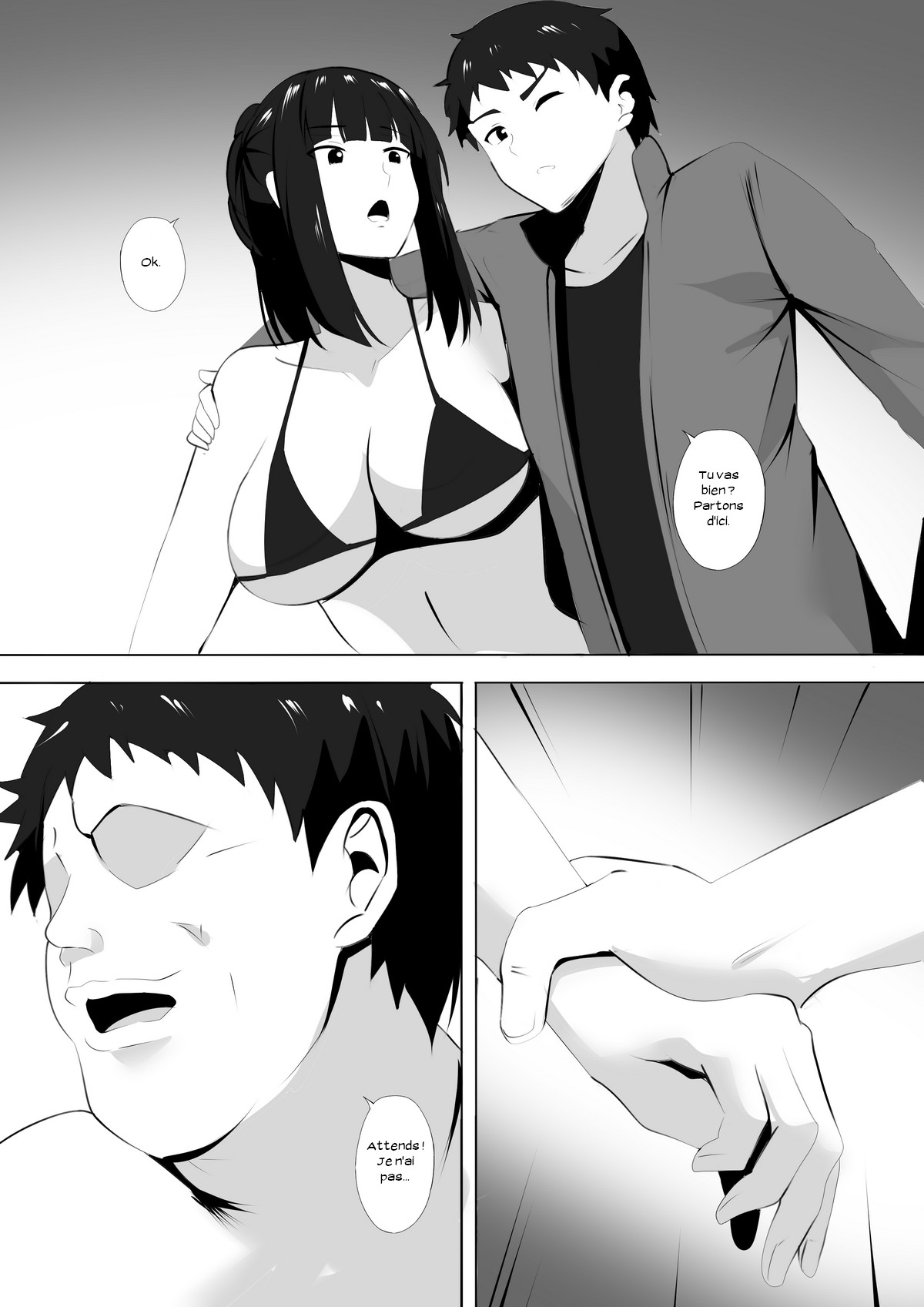 Menesu de Osananajimi to Masaka no Saikai de Daibakusha 8 page 9 full