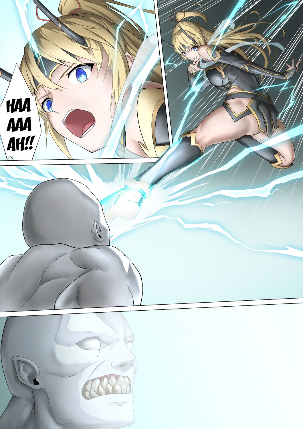 Heroine Violation: Swapped Between 5 Enemies page 3 full