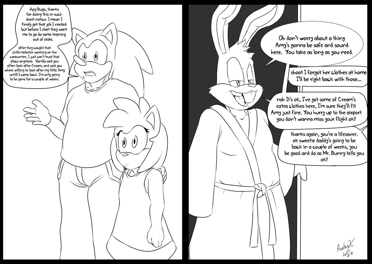 Babysitting Amy page 1 full