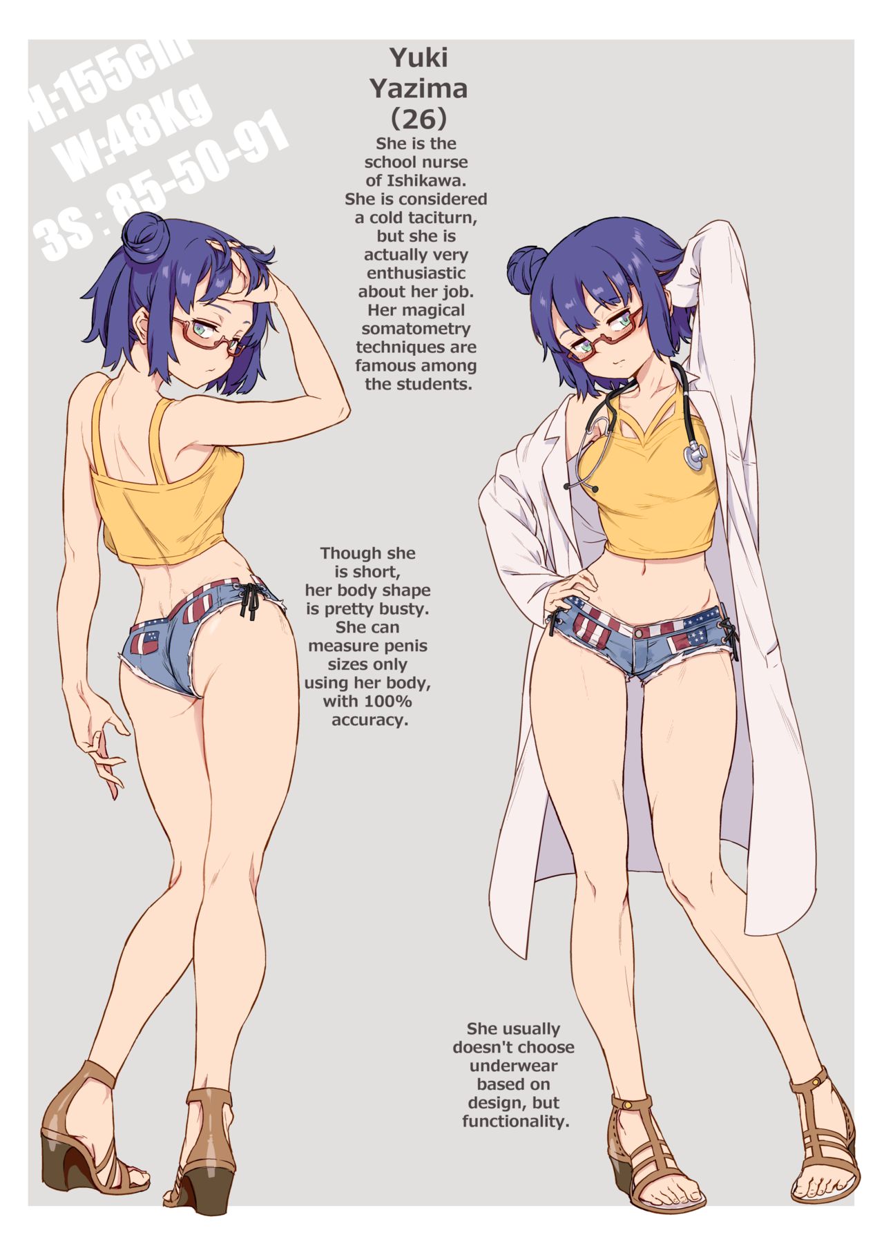 新任教師の藤原さんの怪しい教員日記ーキャラ設定 page 8 full