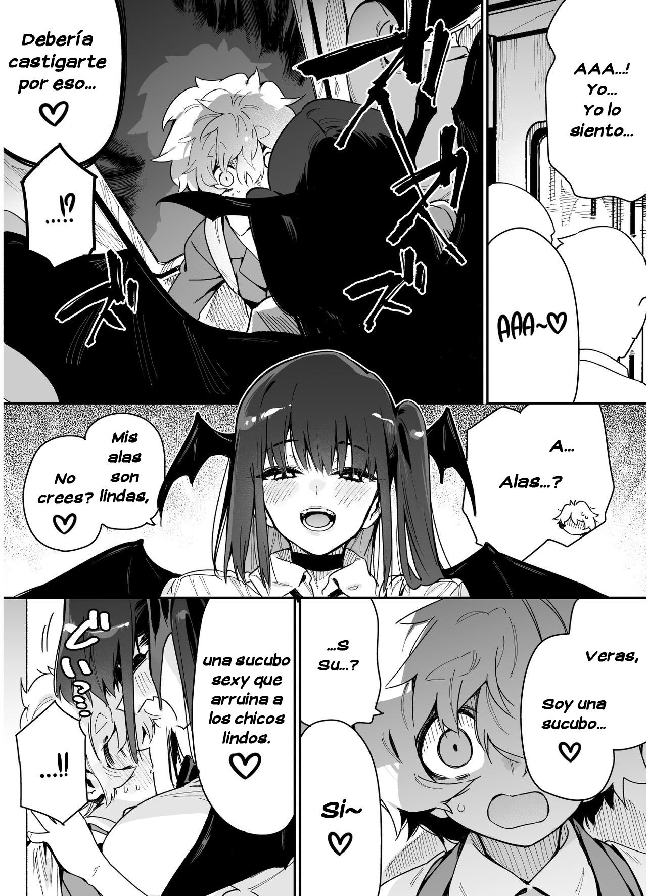 Classmate no Joshi Inma ni Tsuugakuchuu no Denshanai de Osowarechau Danshi no Hanashi | Historia del chico que fue asaltado en el tren yendo hacia el colegio por la chica de su clase page 6 full