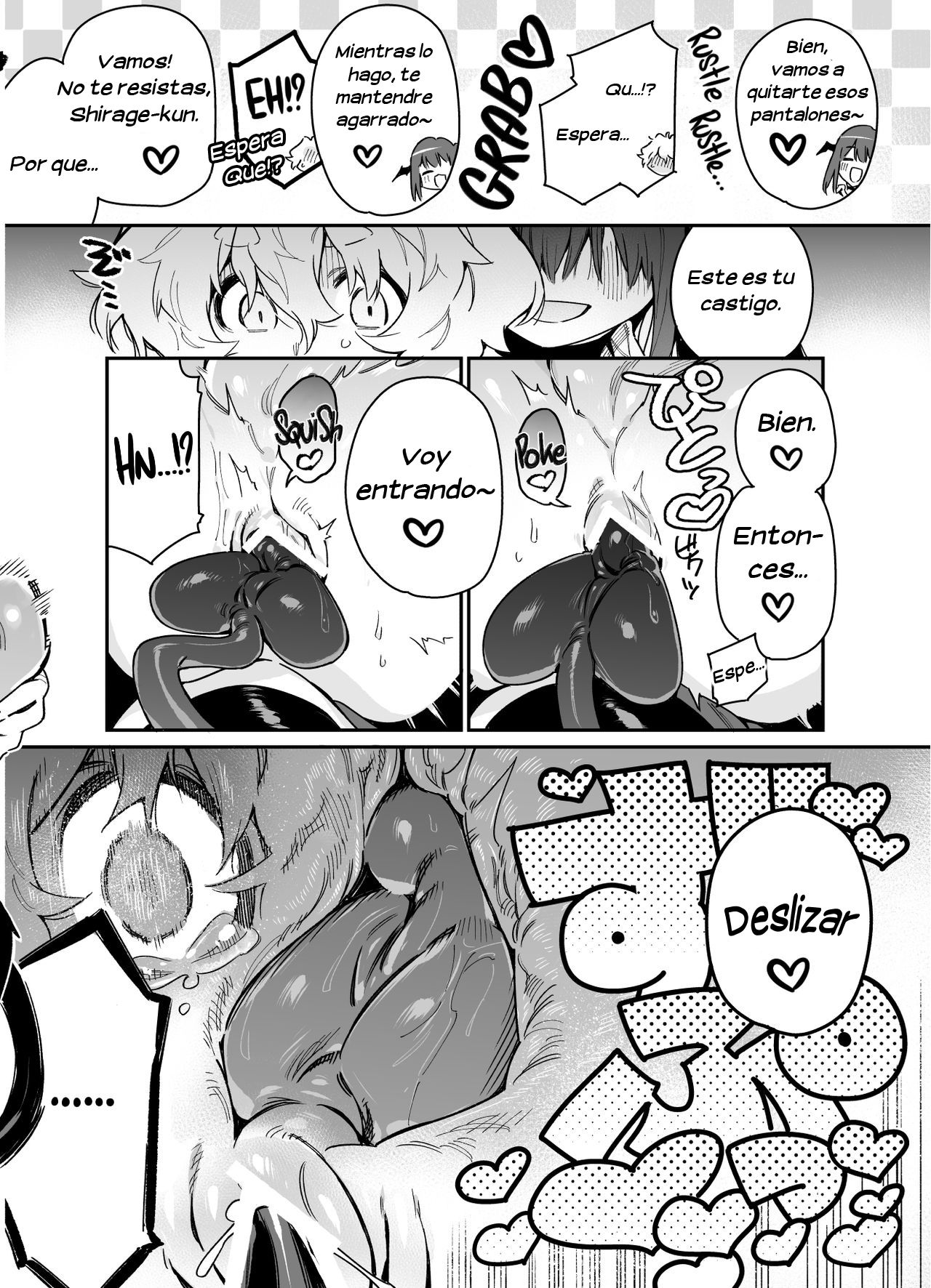 Classmate no Joshi Inma ni Tsuugakuchuu no Denshanai de Osowarechau Danshi no Hanashi | Historia del chico que fue asaltado en el tren yendo hacia el colegio por la chica de su clase page 8 full