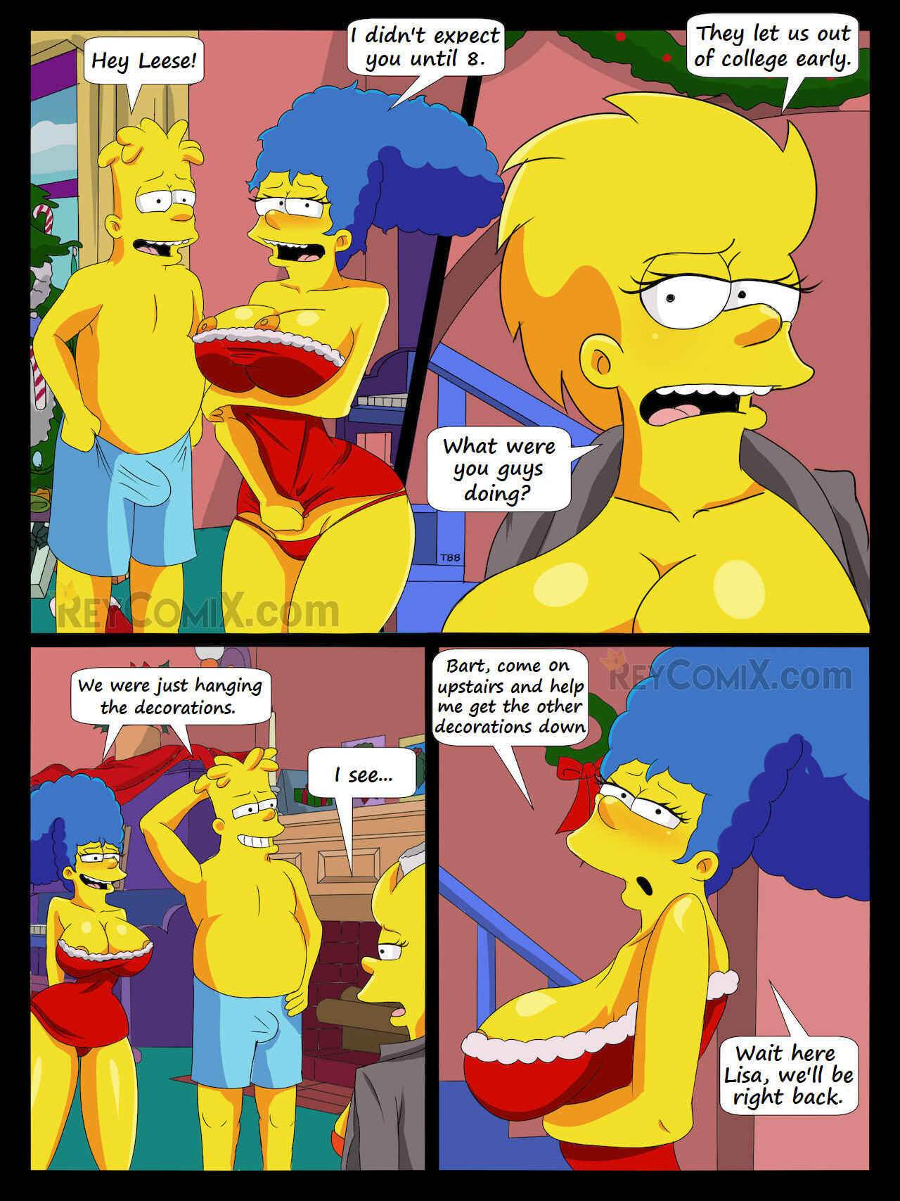 The Simpsons: A Family Christmas page 3 full