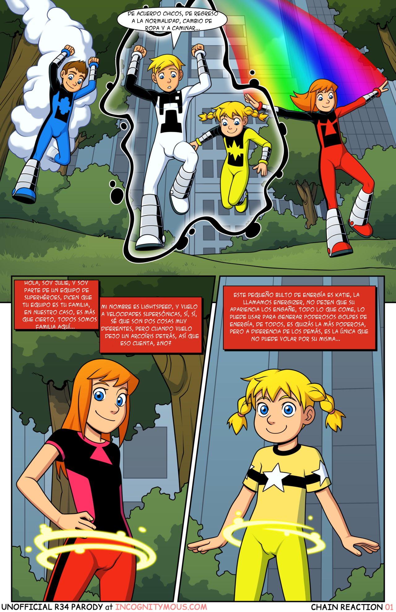 Chain Reaction   -  - Ongoing page 3 full
