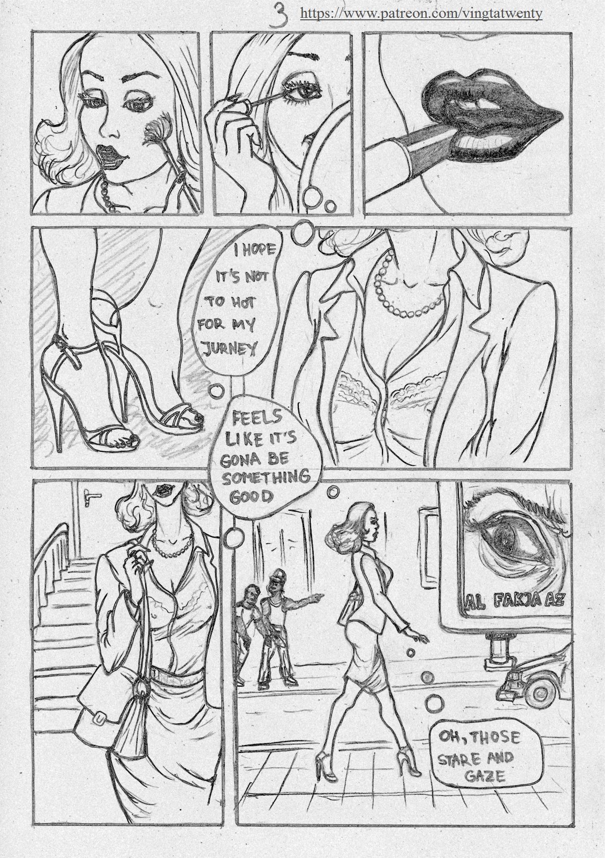 Vingtatwenty comics sketches page 3 full