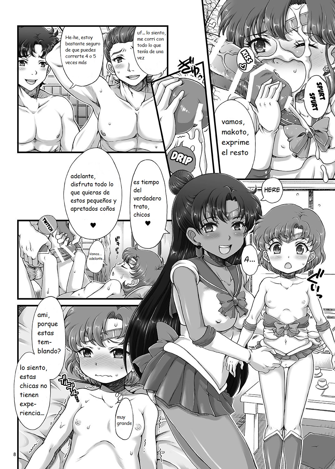 Bishoujo Senshi JS-ka Keikaku Sailor Delivery Health Half Age page 8 full
