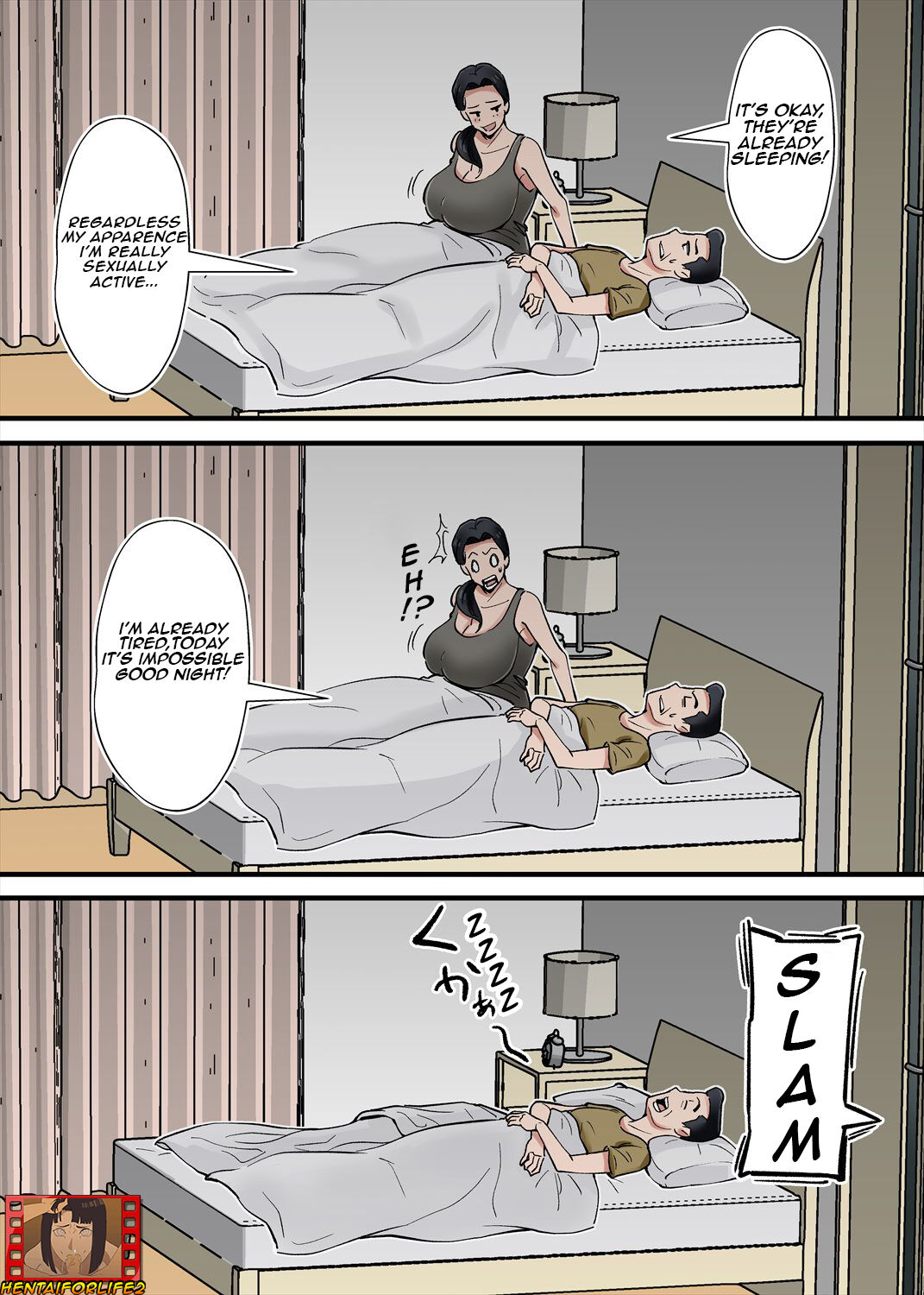 Hentai Kansoku ~Yome no Bakunyuu Kaa-chan o Netoritai/I want to cuckcold my wife with mother-in-law's big breasts page 6 full