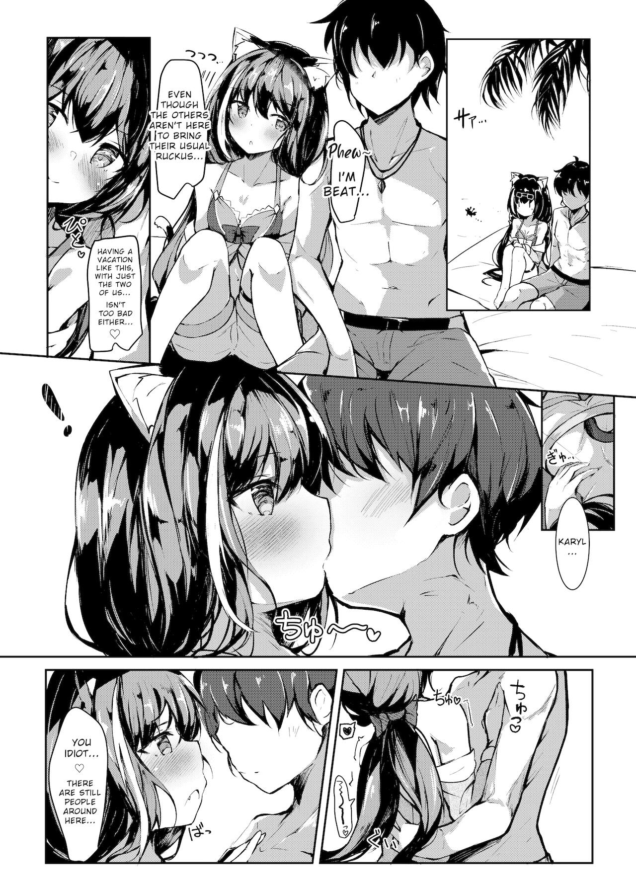 Deredere Kyaru-chan to Mizugi de Ecchi page 3 full