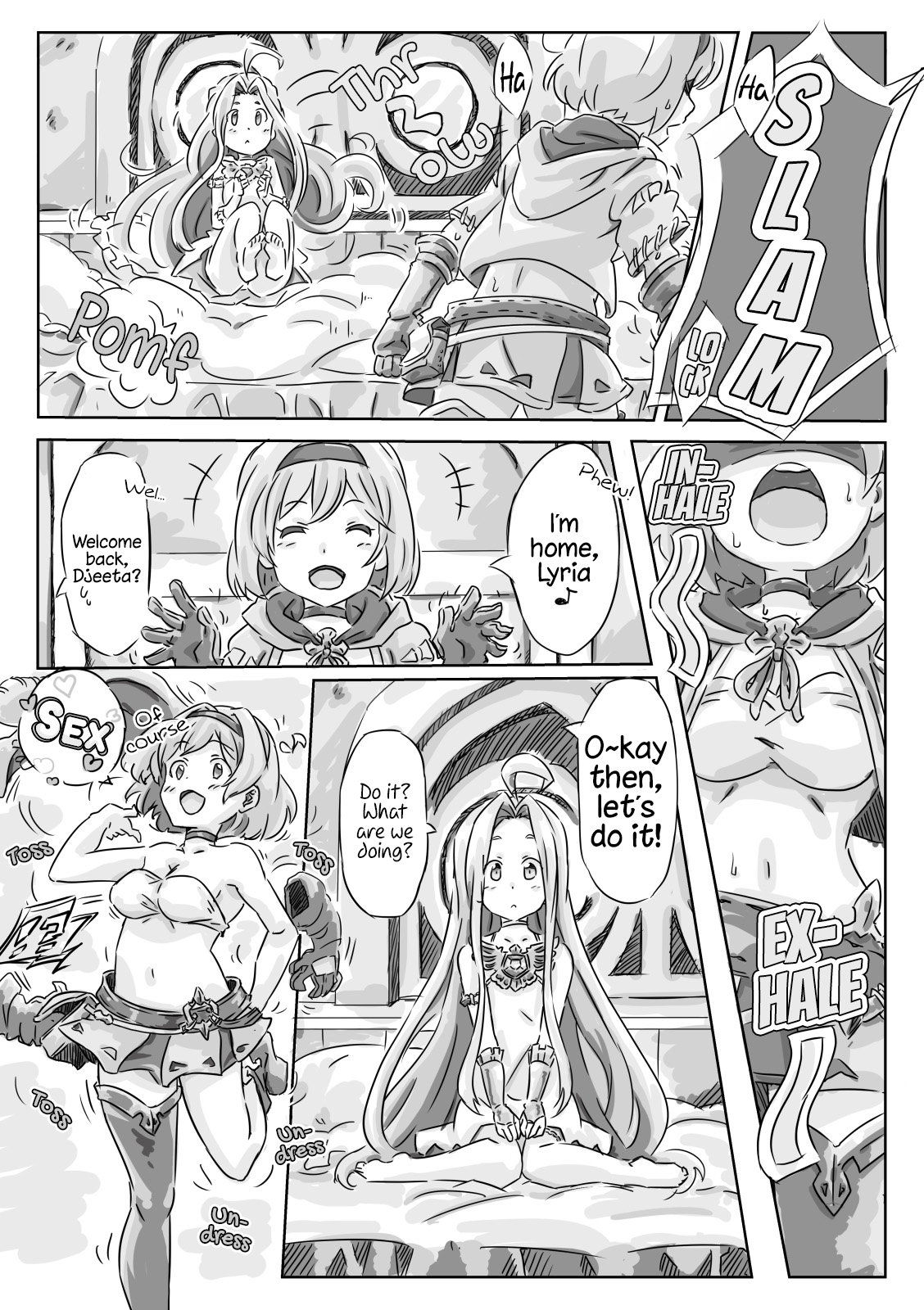 Djeeta-san ga Tsuma ni Yarisugitayou Desu | Djeeta Went Too Far With Her Wife page 5 full