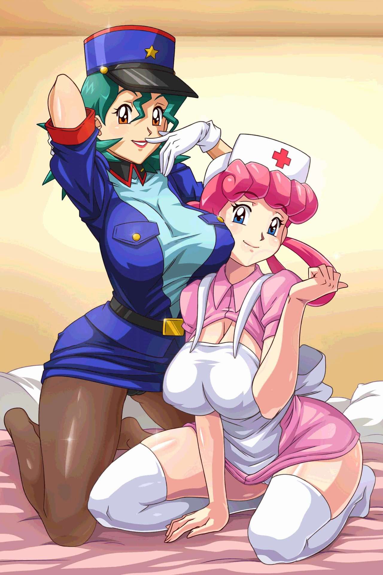 Officer Jenny &amp; Nurse  Sano-BR - speechless page 2 full