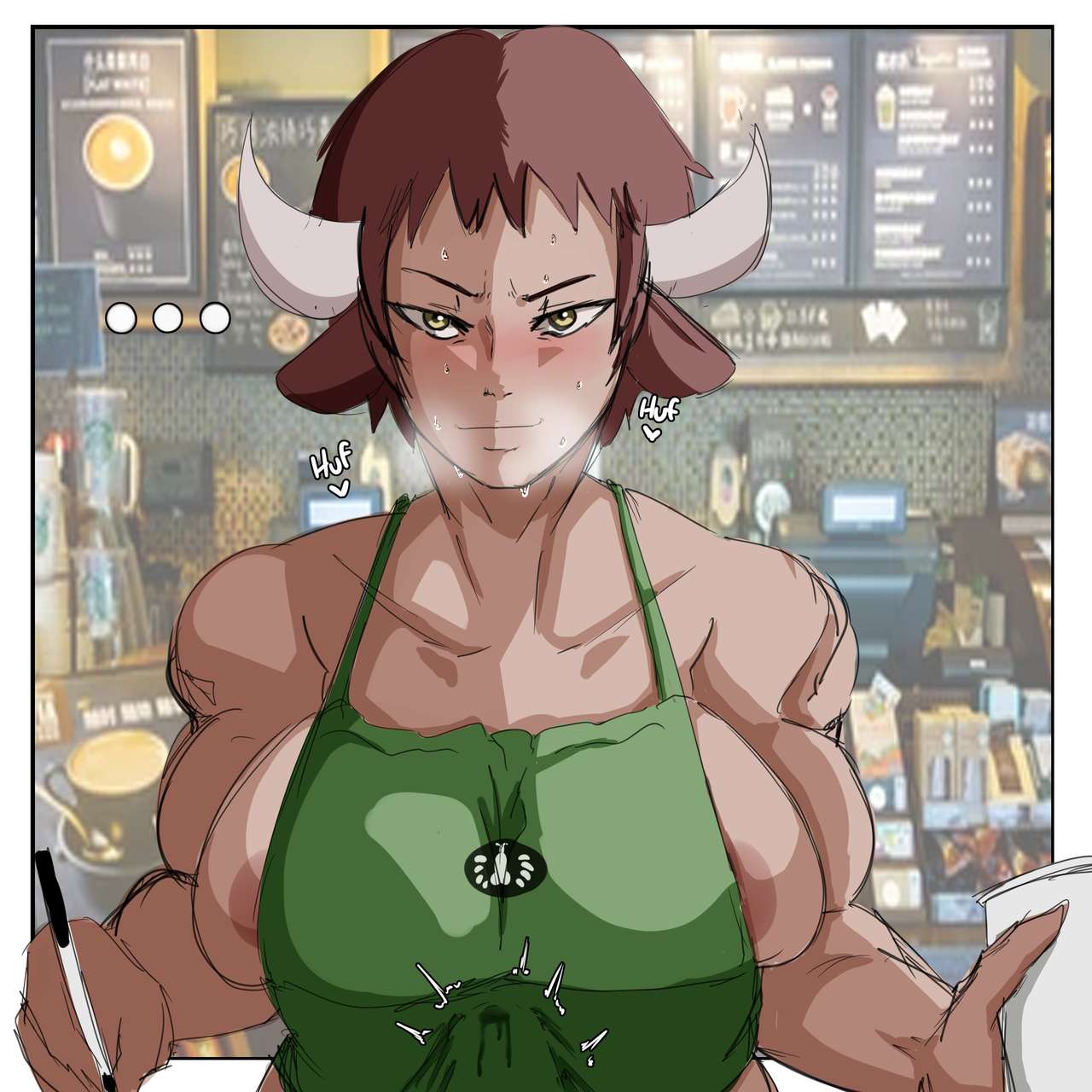 A Minotaur Works at Starbucks page 3 full