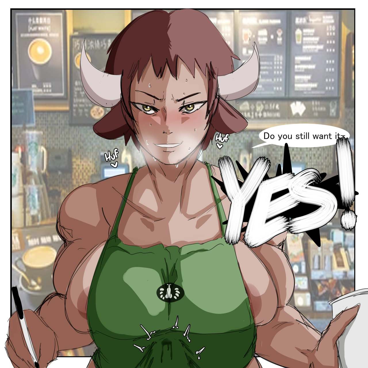 A Minotaur Works at Starbucks page 4 full