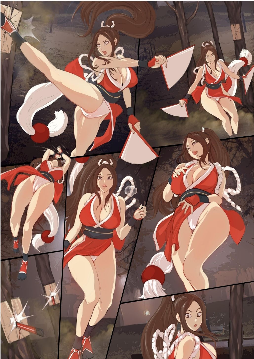Mai Shiranui in Raccoon City page 10 full