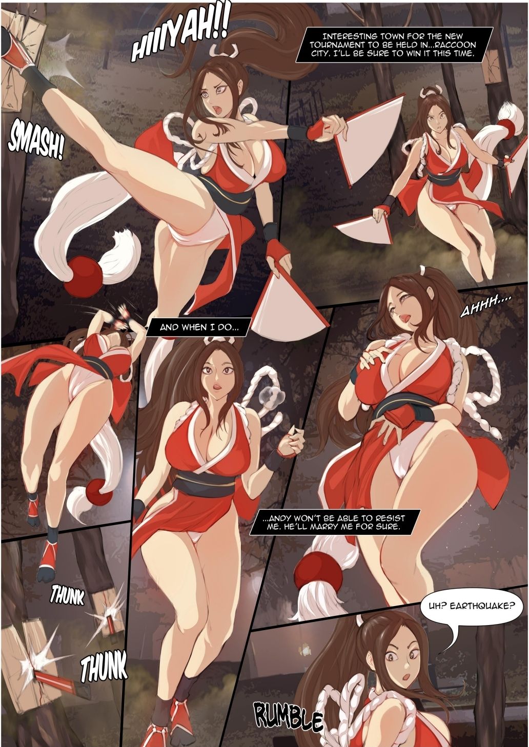 Mai Shiranui in Raccoon City page 2 full